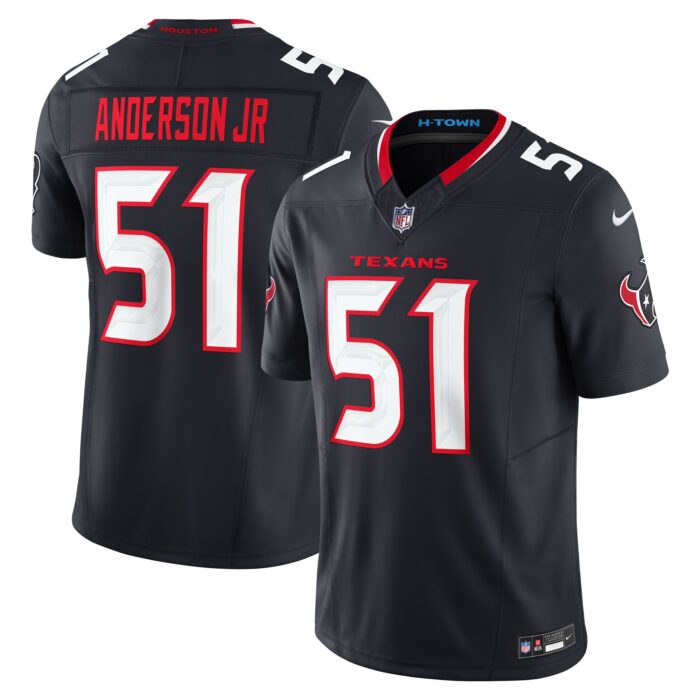 Men’s Houston Texans Will Anderson Jr. Nike Navy Vapor F.U.S.E. Limited Jersey