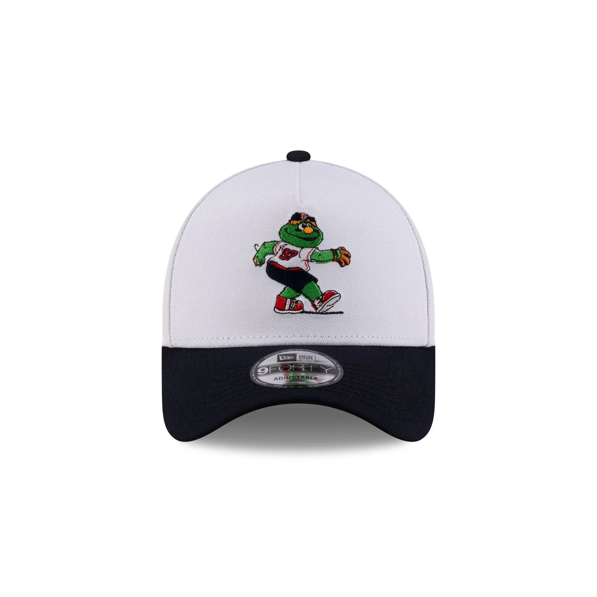 Boston Red Sox Mascot White 9FORTY A-Frame Snapback Hat