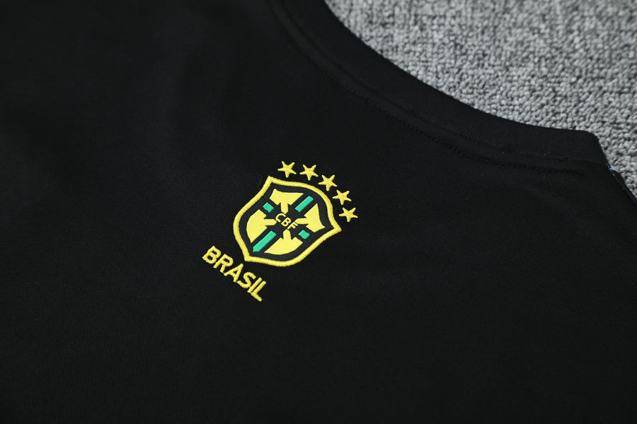 Kit Tank Top + Shorts Brazil Christ the Redeemer Gray Training 25/26