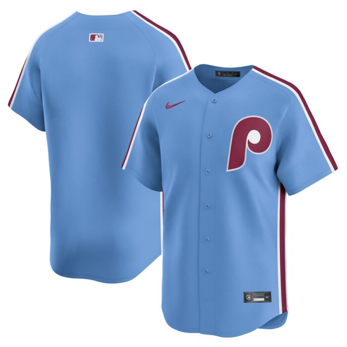 Men’s Philadelphia Phillies  Nike Light Blue  Alternate Limited Jersey