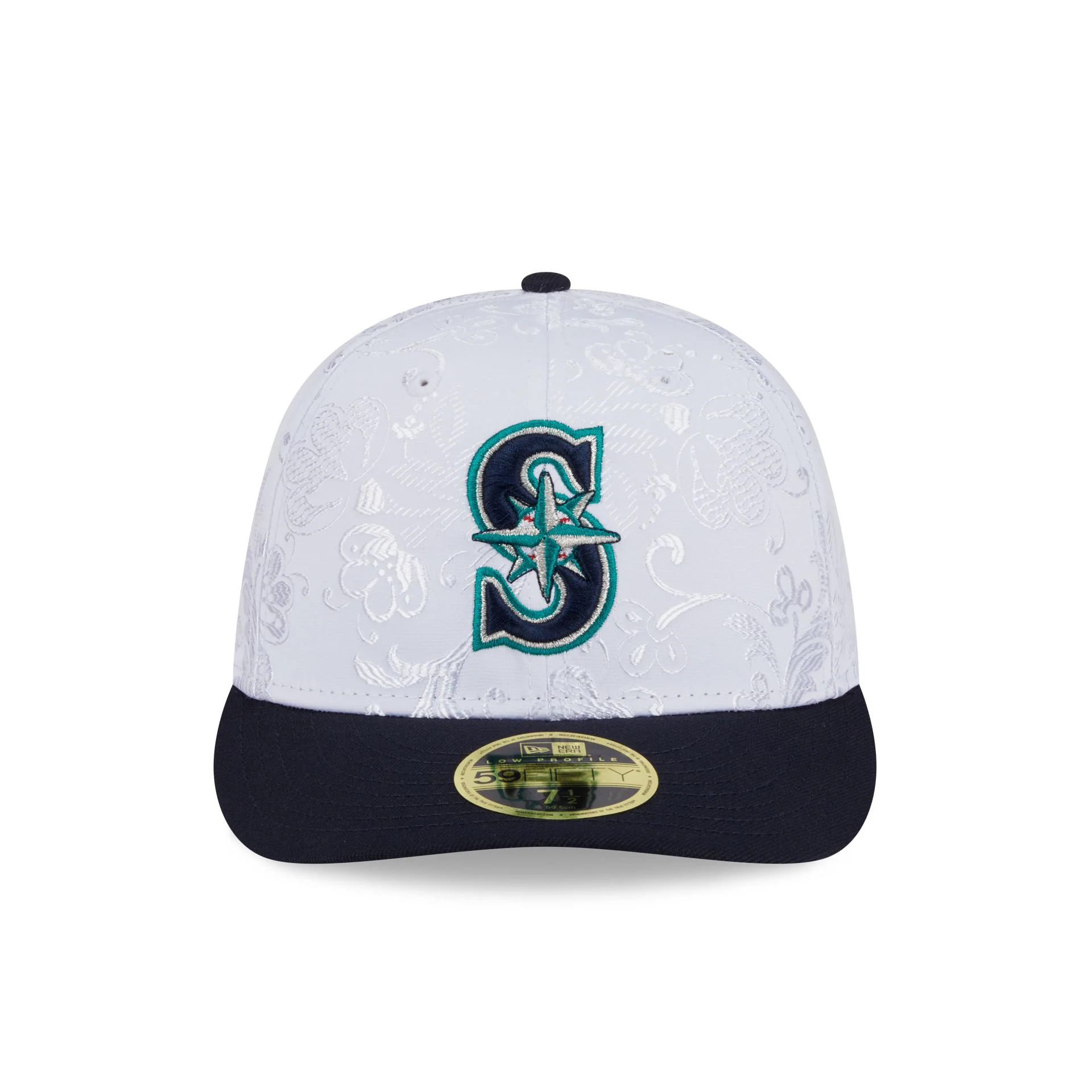 Seattle Mariners Floral Shine Low Profile 59FIFTY Fitted Hat