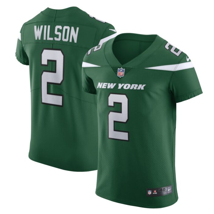 Men’s New York Jets Zach Wilson Nike Gotham Green Vapor Elite Jersey