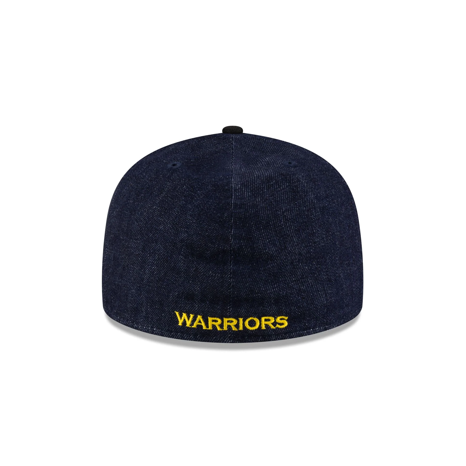 Golden State Warriors Navy Denim 59FIFTY A-Frame Fitted Hat