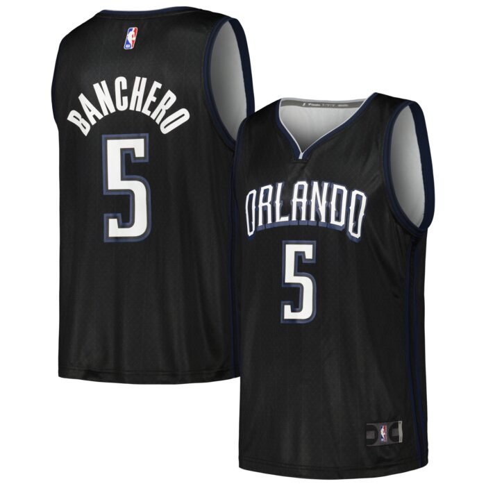Men’s Orlando Magic Paolo Banchero Fanatics Black Fastbreak Jersey – City Edition