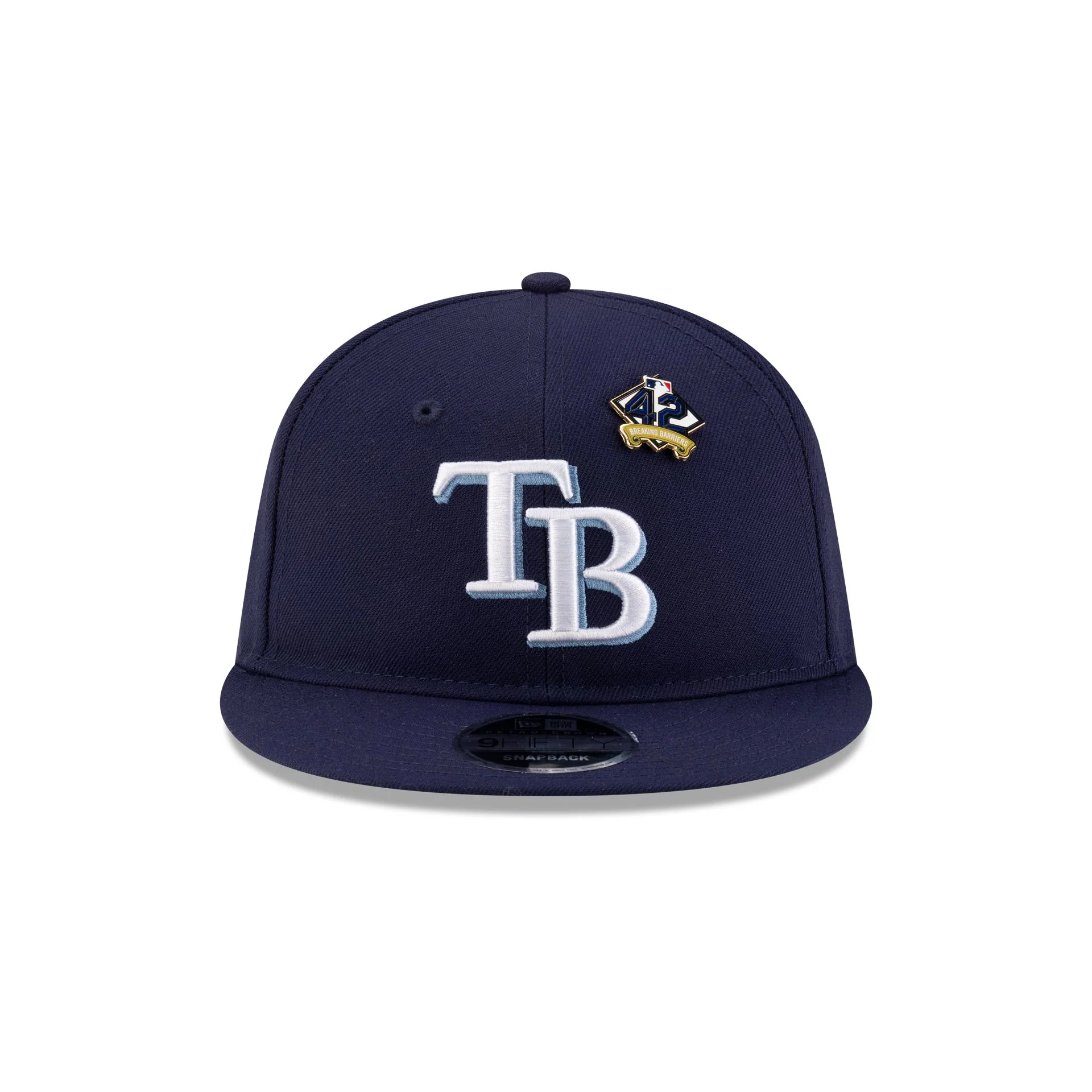 Tampa Bay Rays Jackie Robinson Day 2025 Retro Crown 9FIFTY Snapback Hat