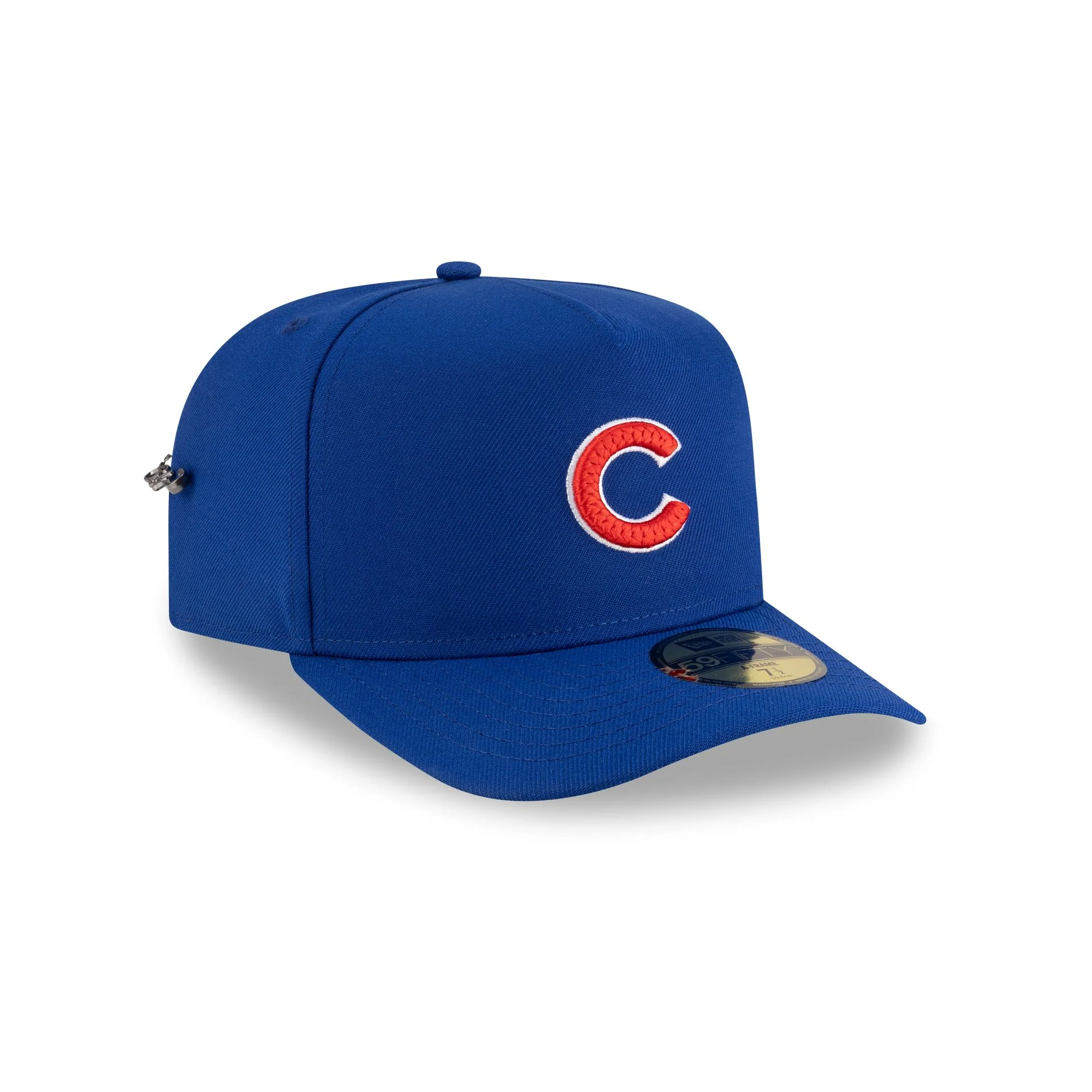 Chicago Cubs Script Safety Pin 59FIFTY A-Frame Fitted Hat