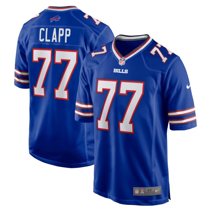 Men’s Buffalo Bills Will Clapp Nike Royal Game Jersey