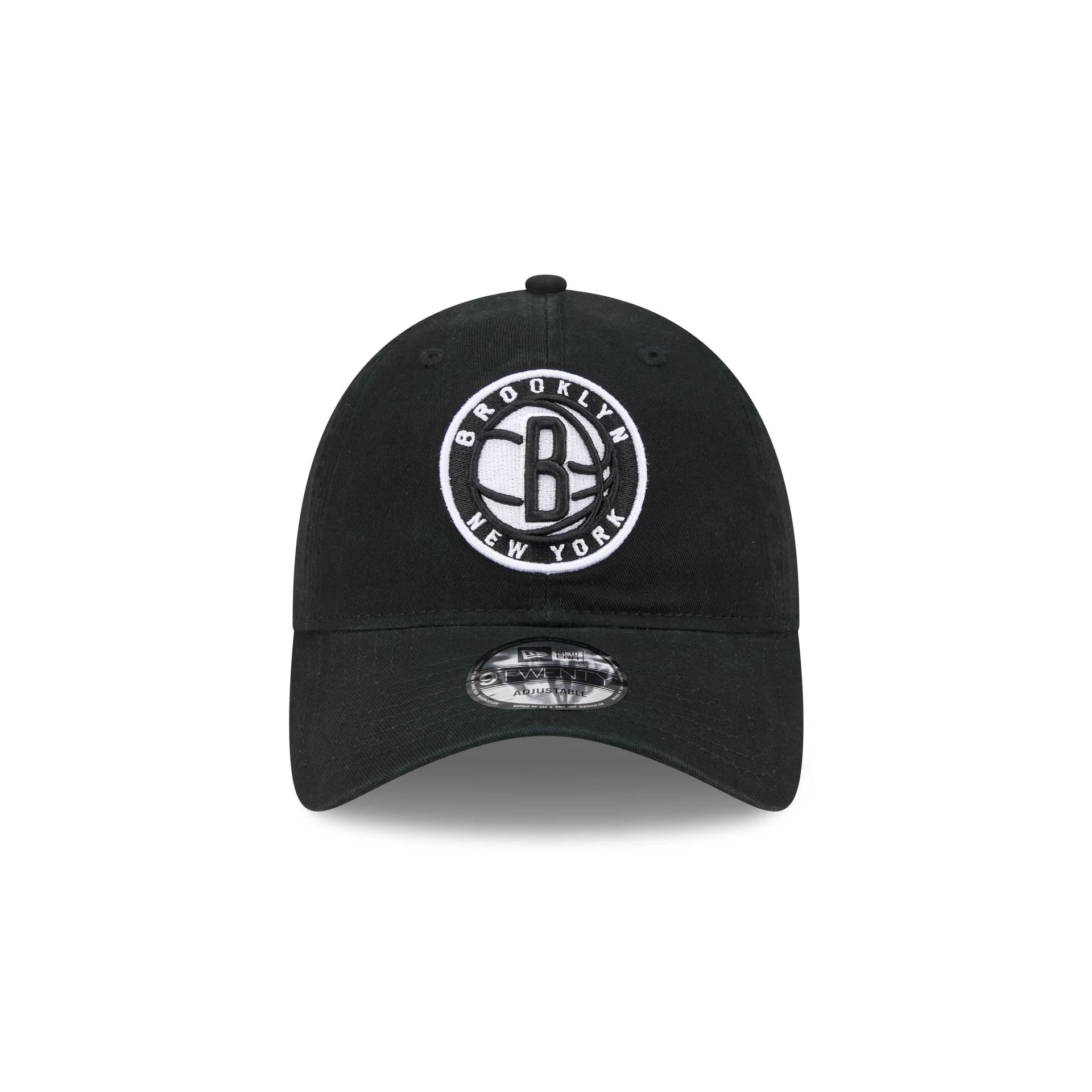Brooklyn Nets Black 9TWENTY Adjustable Hat