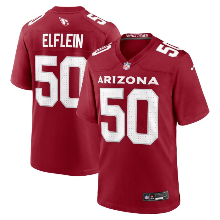 Men’s Arizona Cardinals Pat Elflein Nike  Cardinal Team Game Jersey