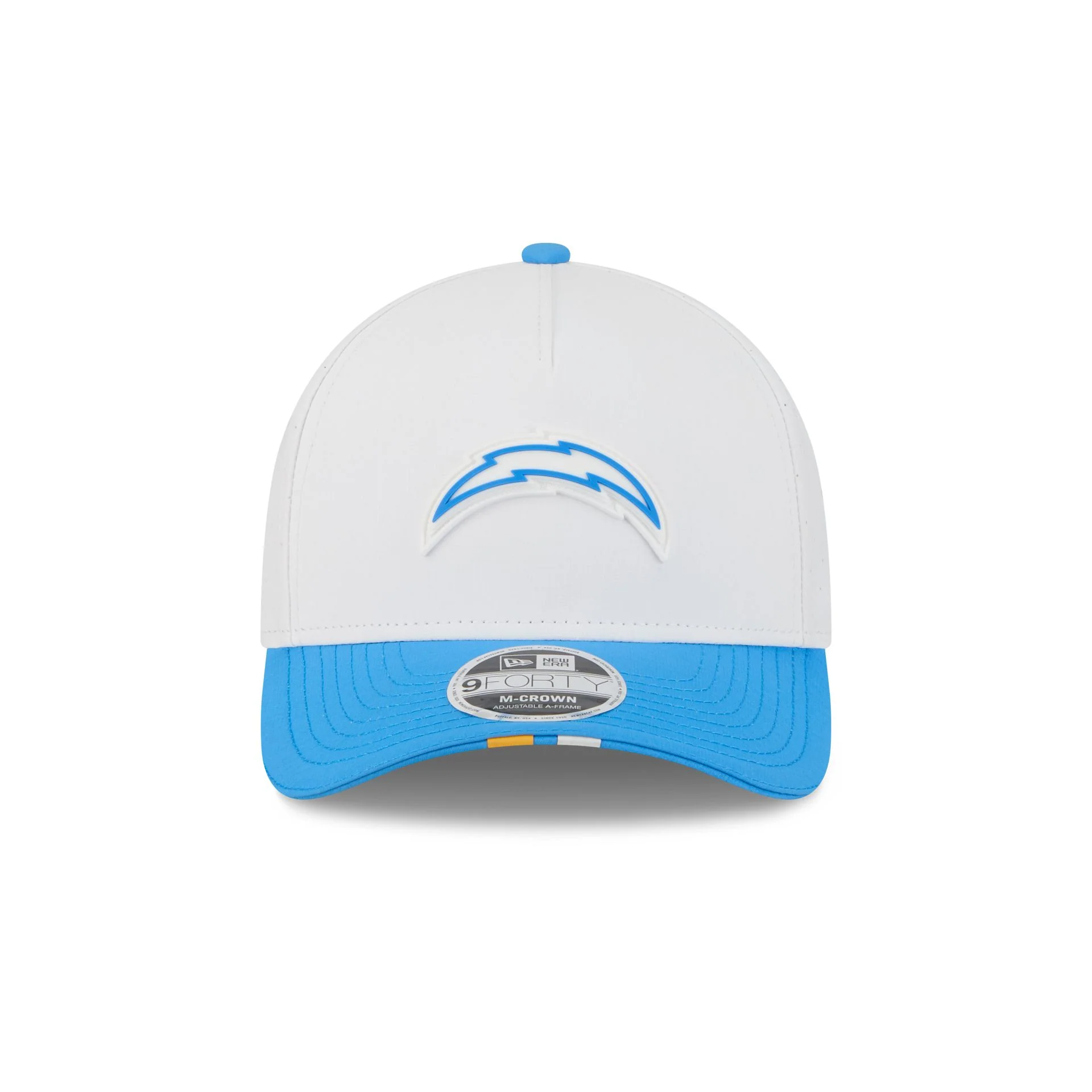 Los Angeles Chargers 2025 Training 9FORTY M-Crown A-Frame Snapback Hat