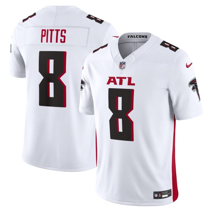 Men’s Atlanta Falcons Kyle Pitts Nike White Vapor F.U.S.E. Limited Jersey