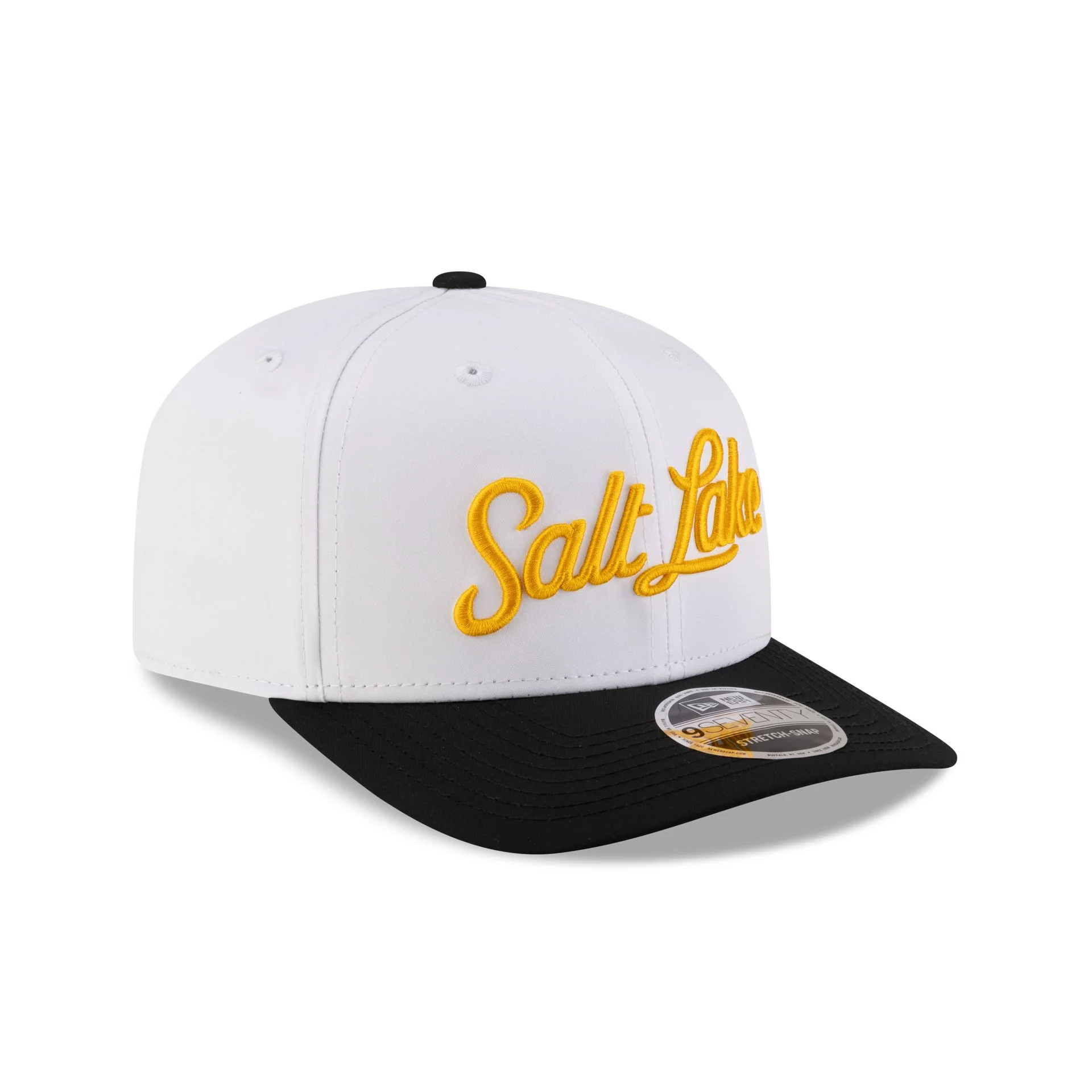 Salt Lake Bees Optic White 9SEVENTY Stretch-Snap Hat
