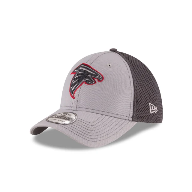 Atlanta Falcons Grayed Out 39THIRTY Stretch Fit Hat