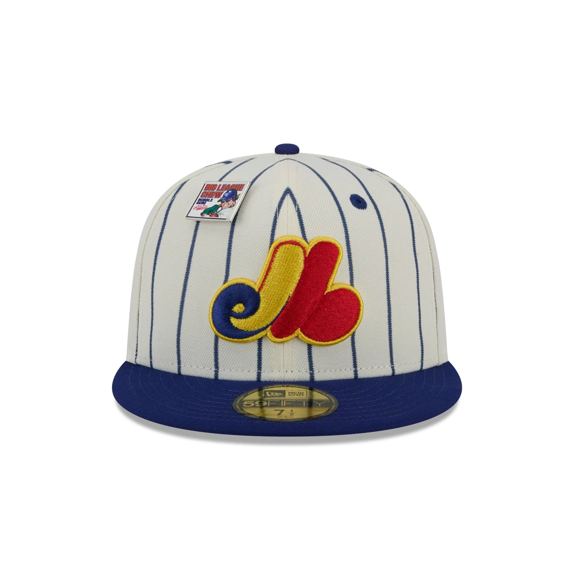Big League Chew X Montreal Expos Pinstripe 59FIFTY Fitted Hat