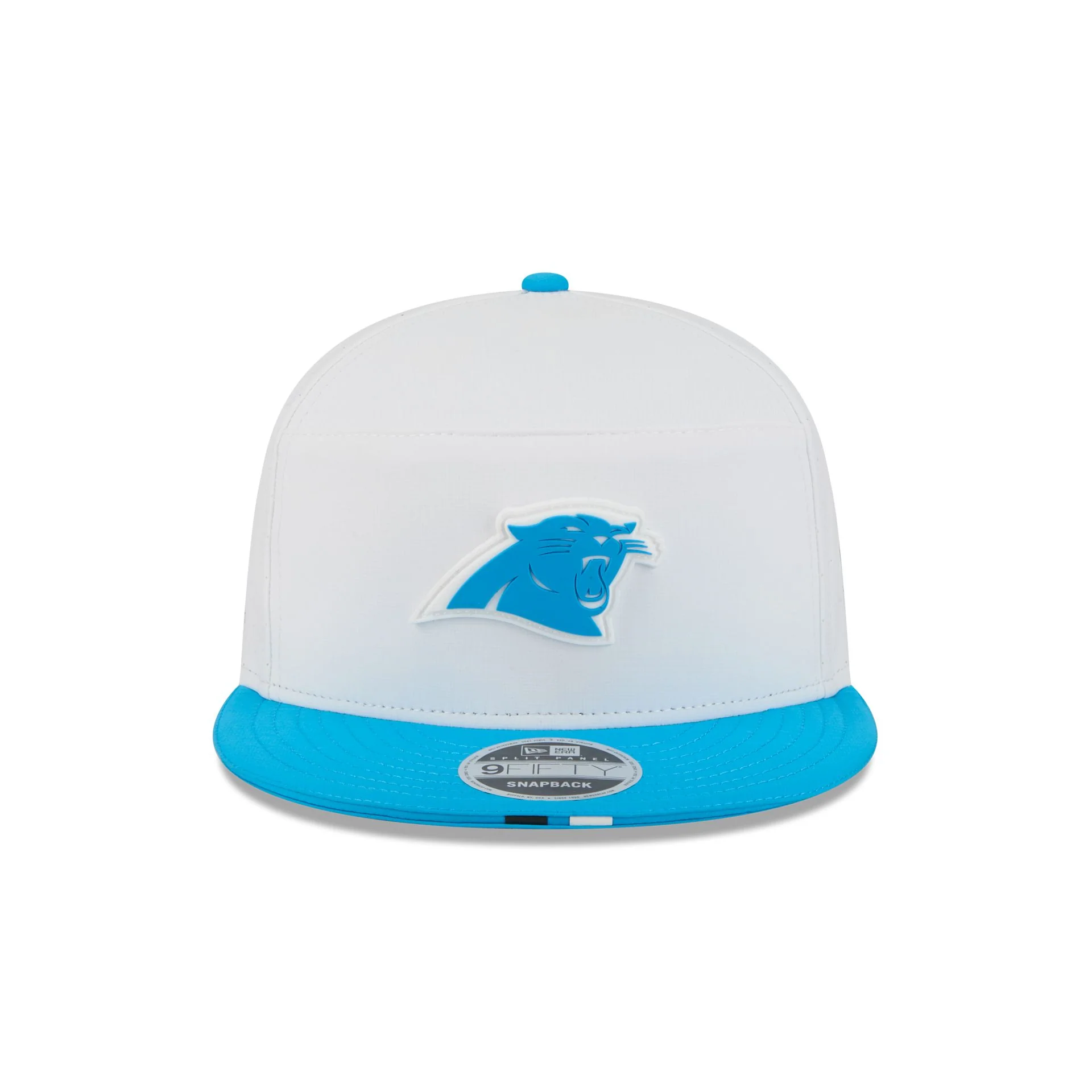 Carolina Panthers 2025 Training Split Panel 9FIFTY Snapback Hat