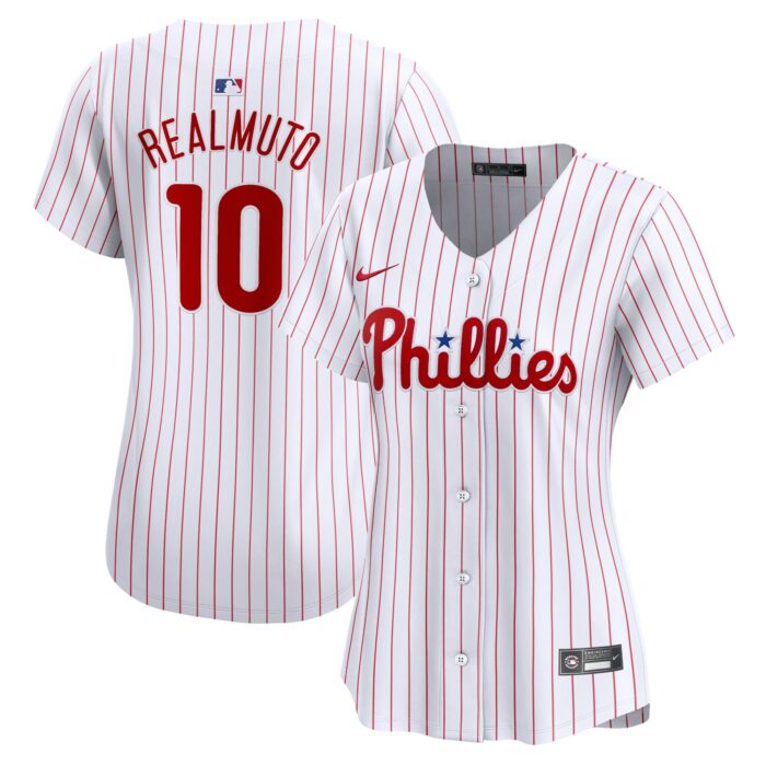 Women’s Philadelphia Phillies J.T. Realmuto Nike White Home Limited Player Jersey
