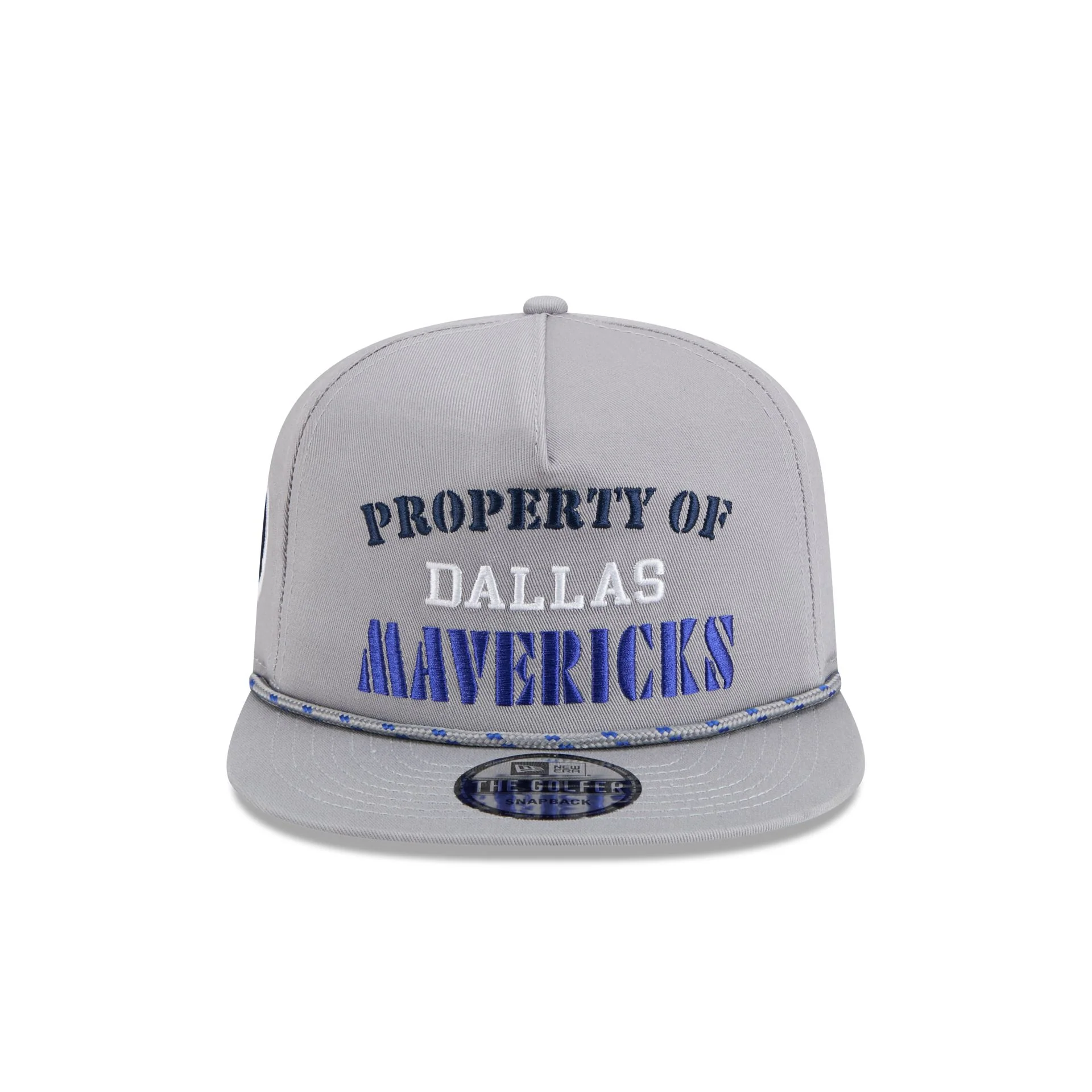 Dallas Mavericks Vintage Gray Rope Golfer Hat
