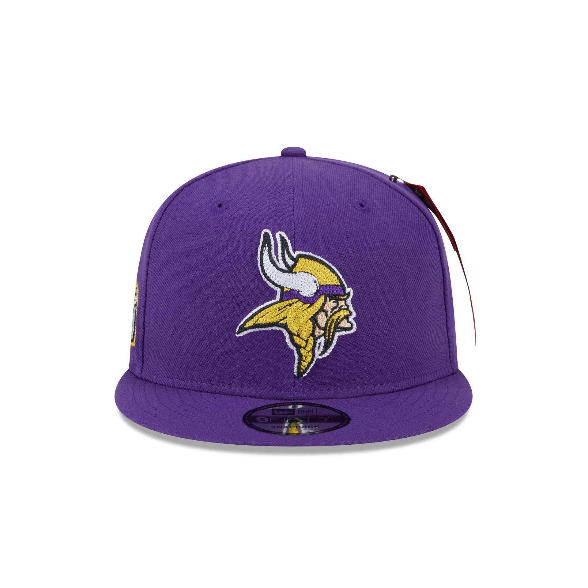 Alpha Industries x Minnesota Vikings Purple 9FIFTY Snapback Hat