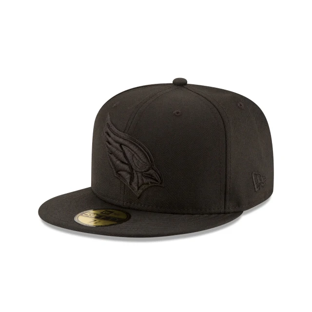 Arizona Cardinals Black On Black 59FIFTY Fitted Hat