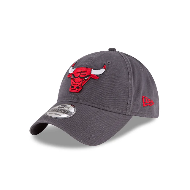 Chicago Bulls Core Classic Gray 9TWENTY Adjustable Hat