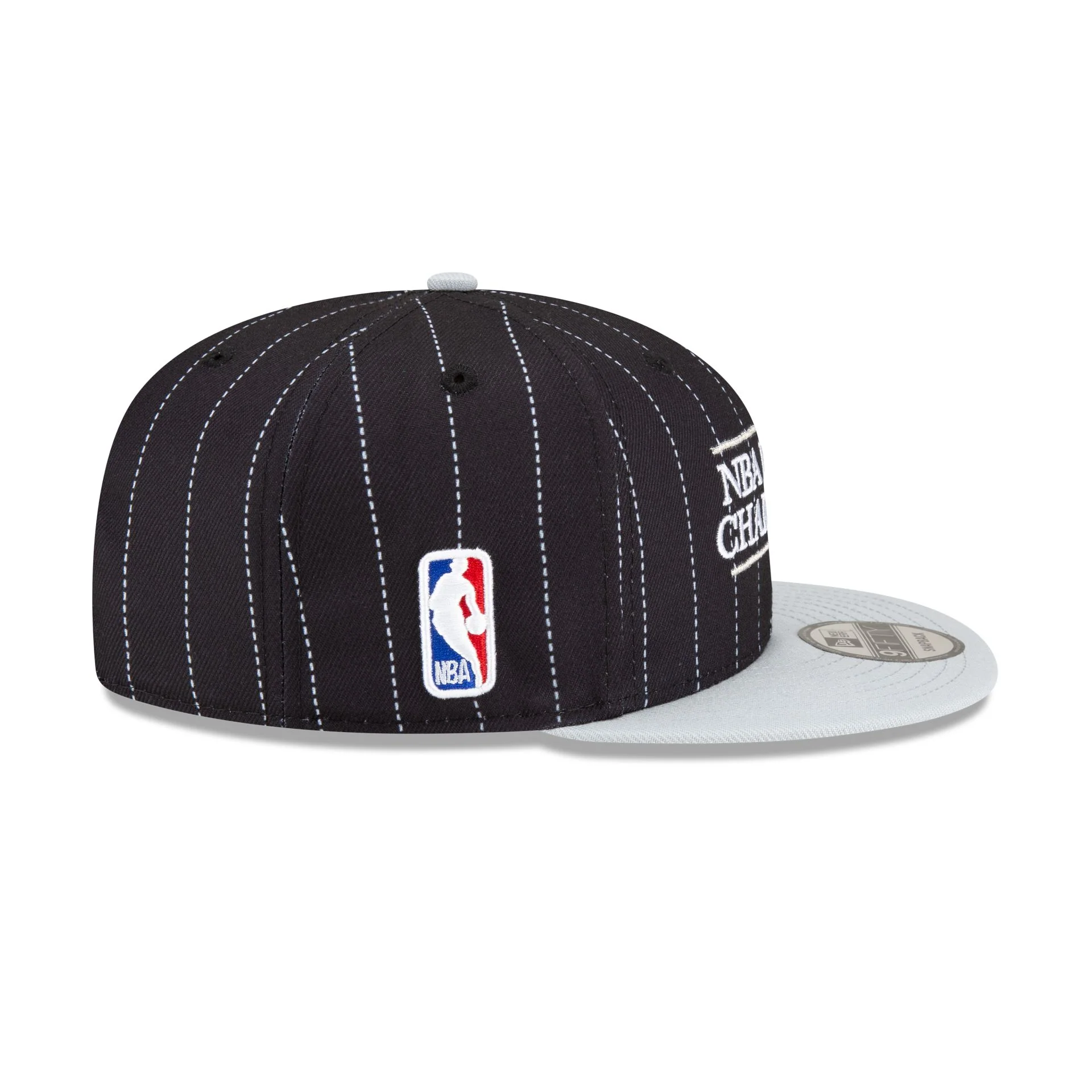 Just Caps NBA Champion Pinstripe San Antonio Spurs 9FIFTY Snapback Hat