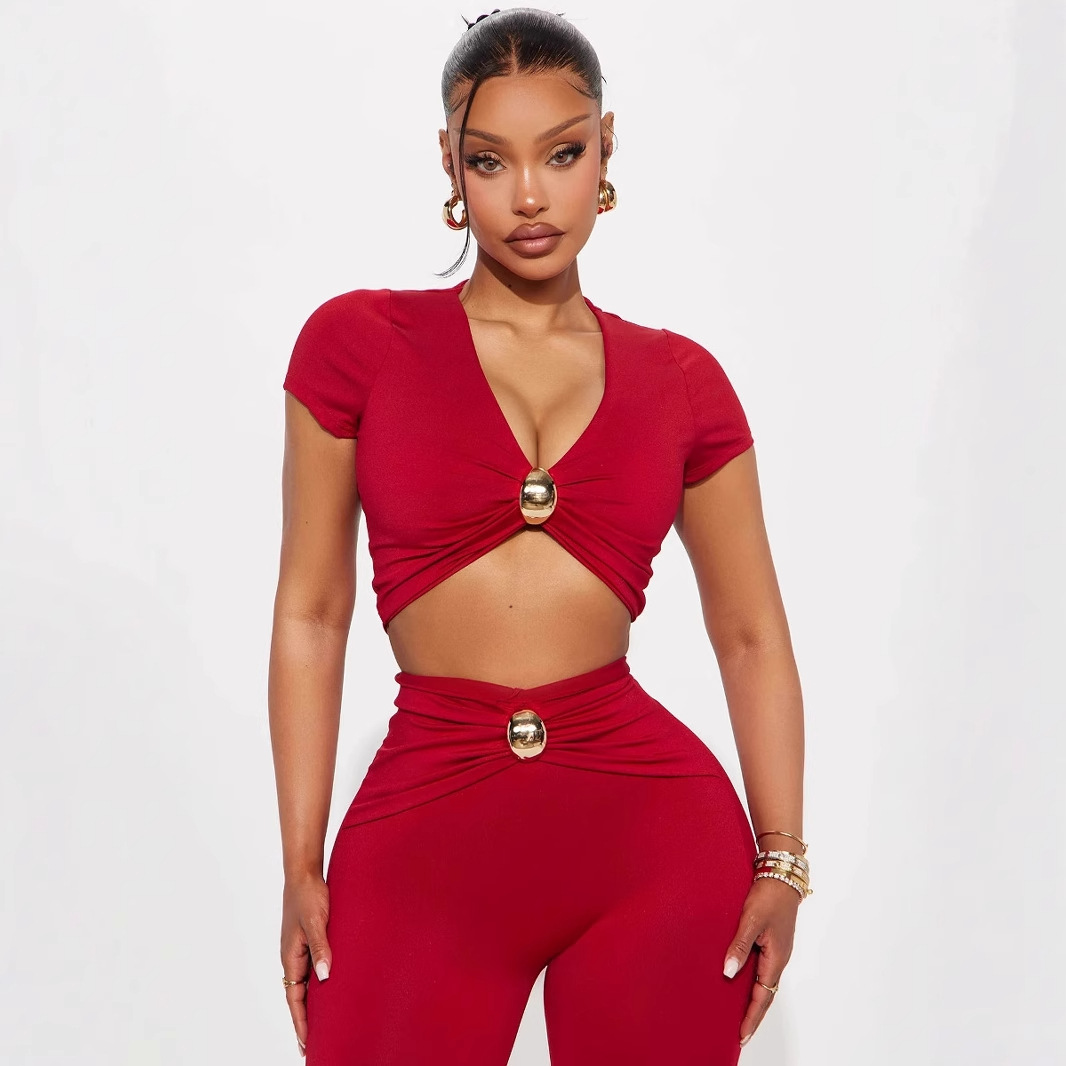 Red Crop Top