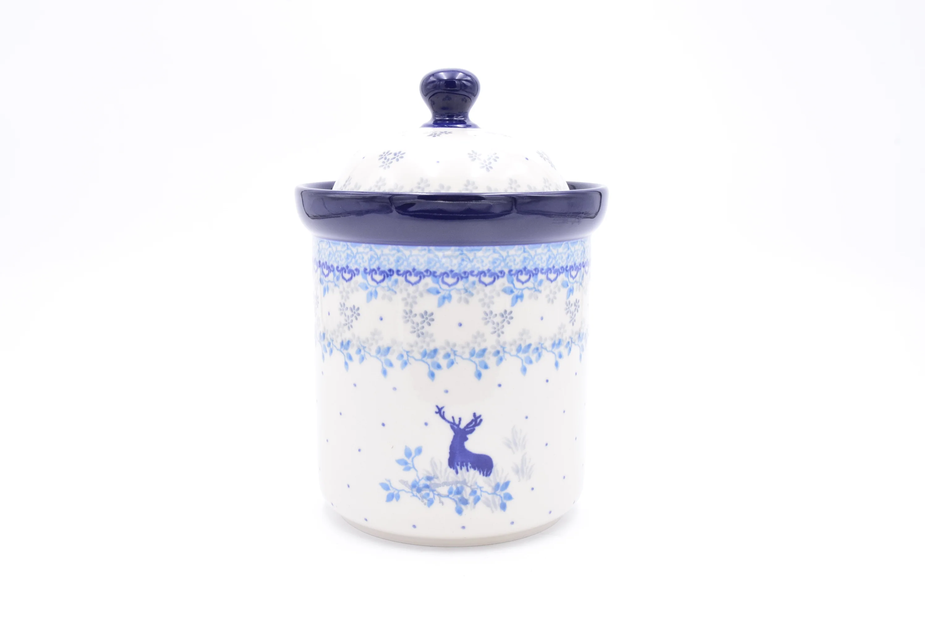 492 Bunzlau Pot met deksel  2858