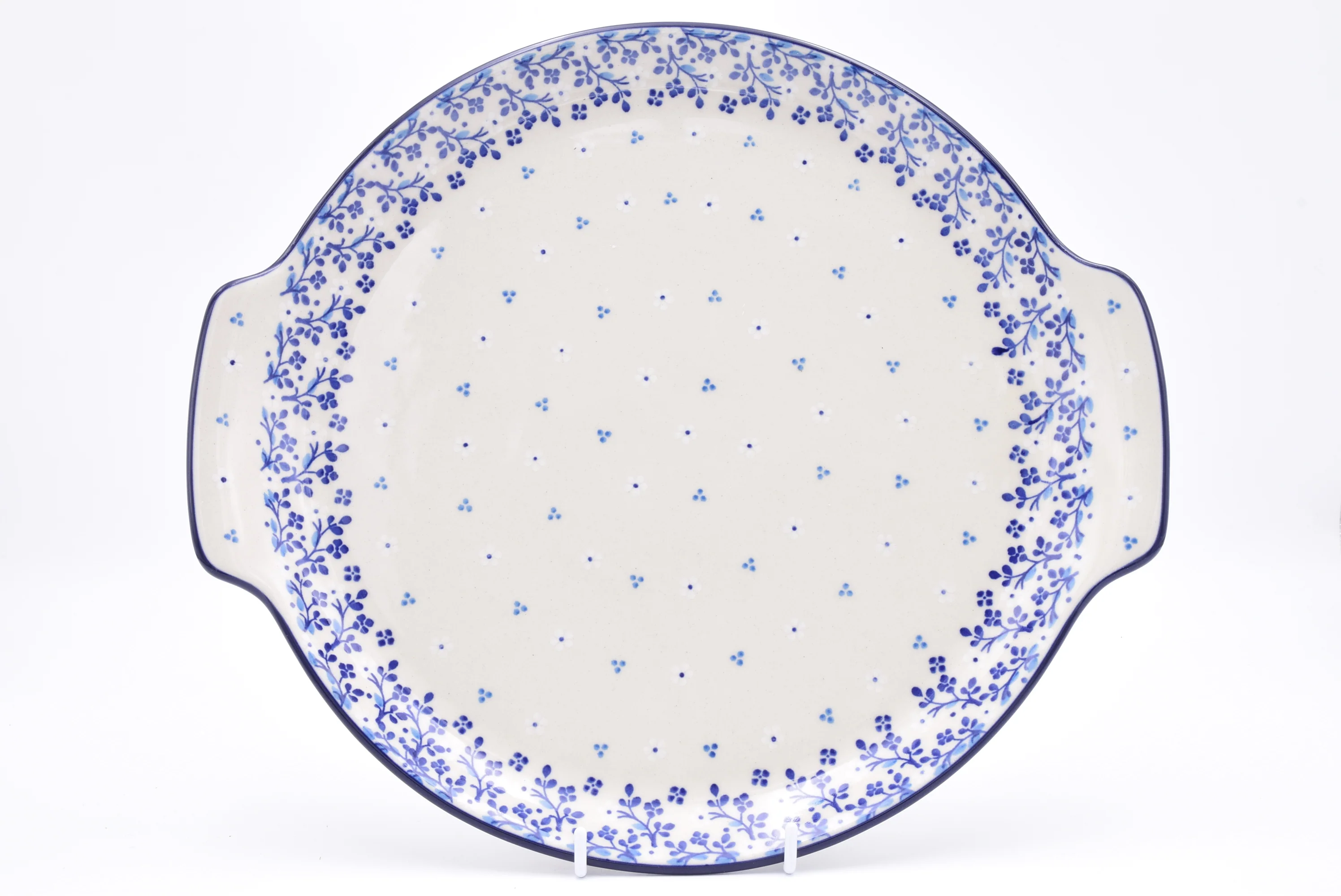 152 Bunzlau Serveerschaal Rond oor 2758