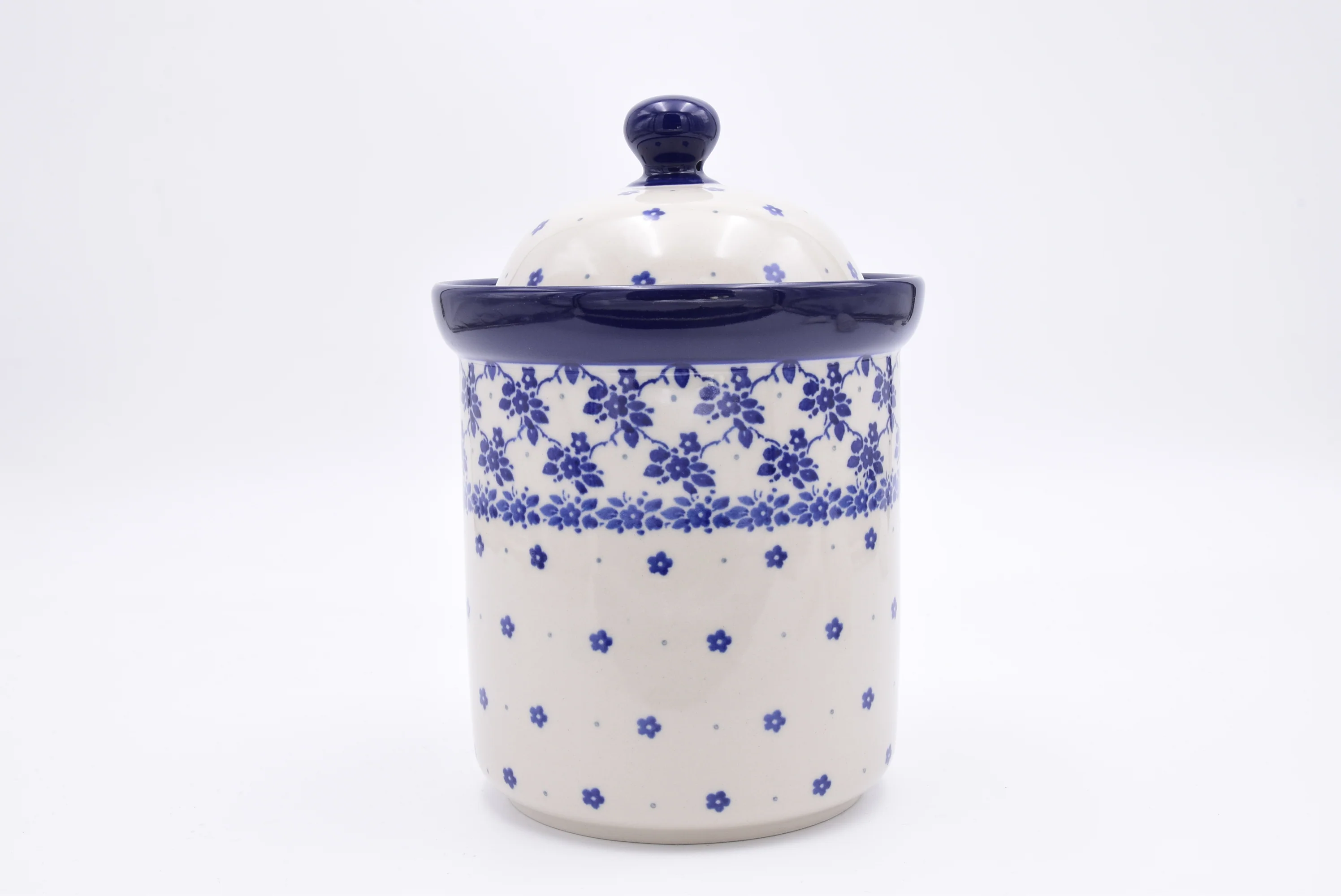 492 Bunzlau Pot met deksel 2606