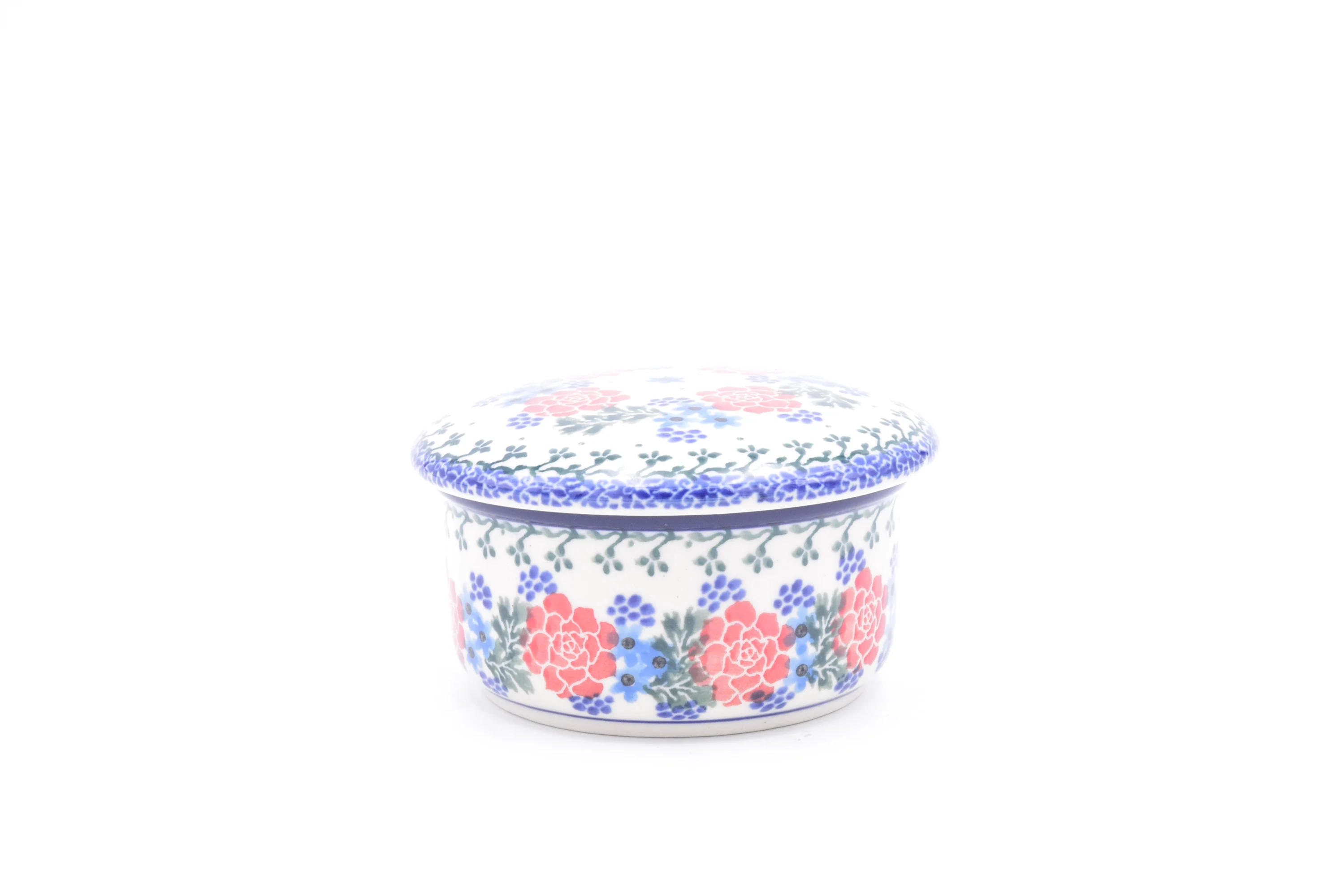 140 Bunzlau Potje met deksel 1528