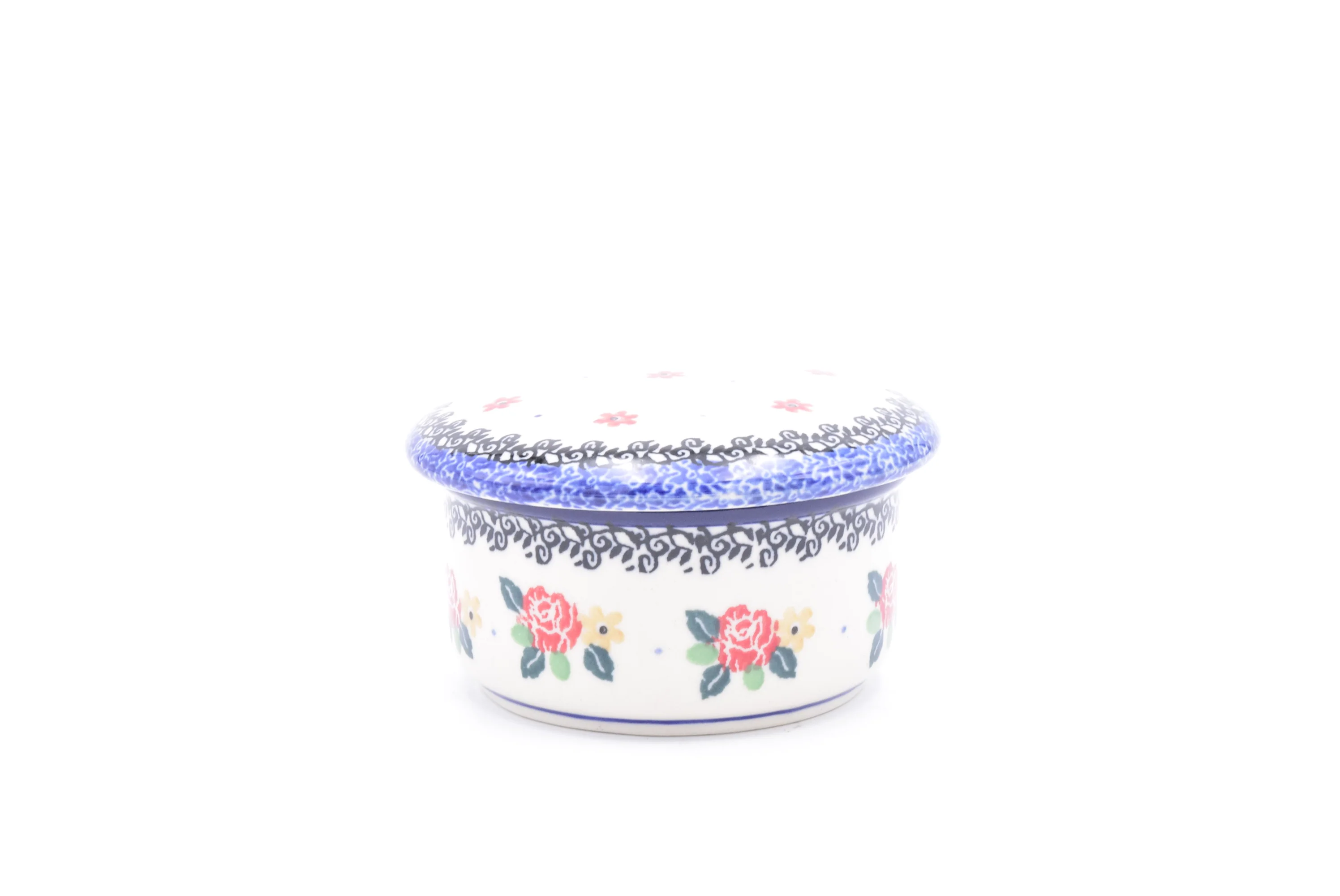 140 Bunzlau Potje met deksel 1527