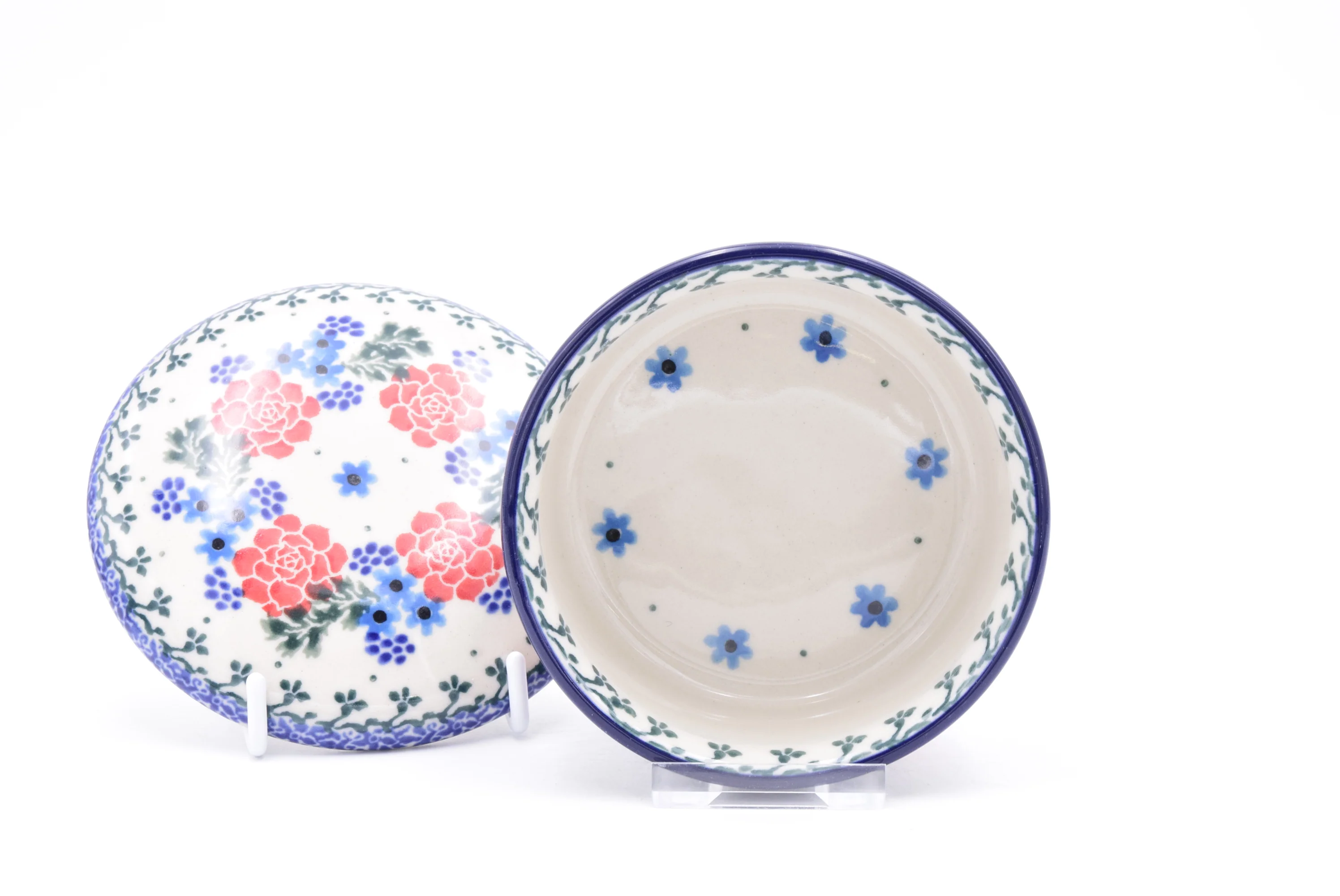 140 Bunzlau Potje met deksel 1528