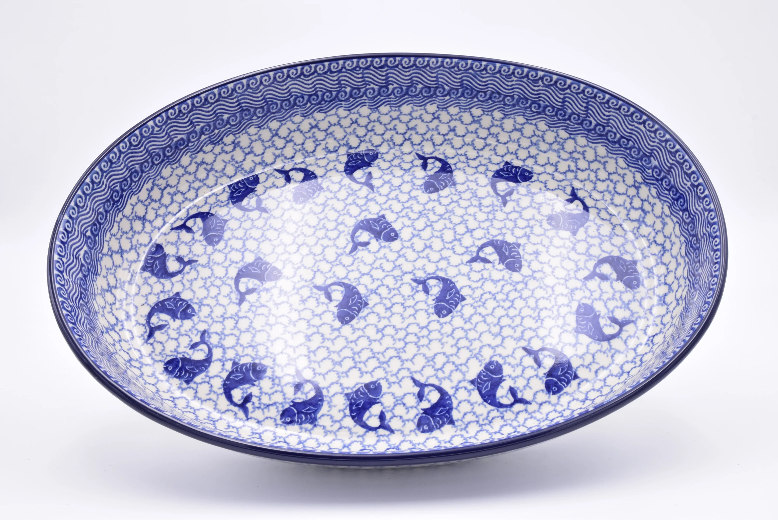 296 Bunzlau Ovenschaal Ovaal 2386