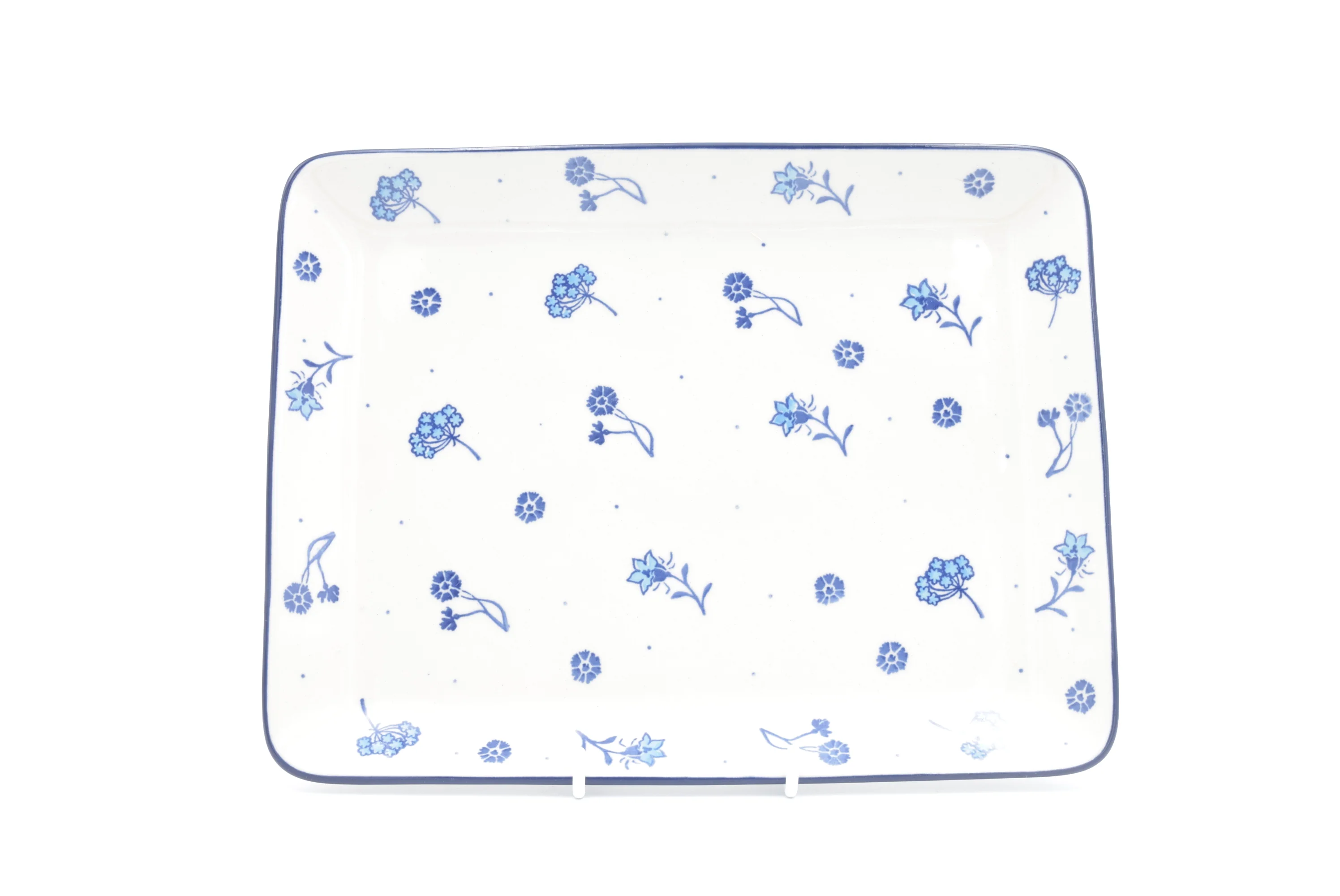 399 Bunzlau Serveerschaal Recht 2915