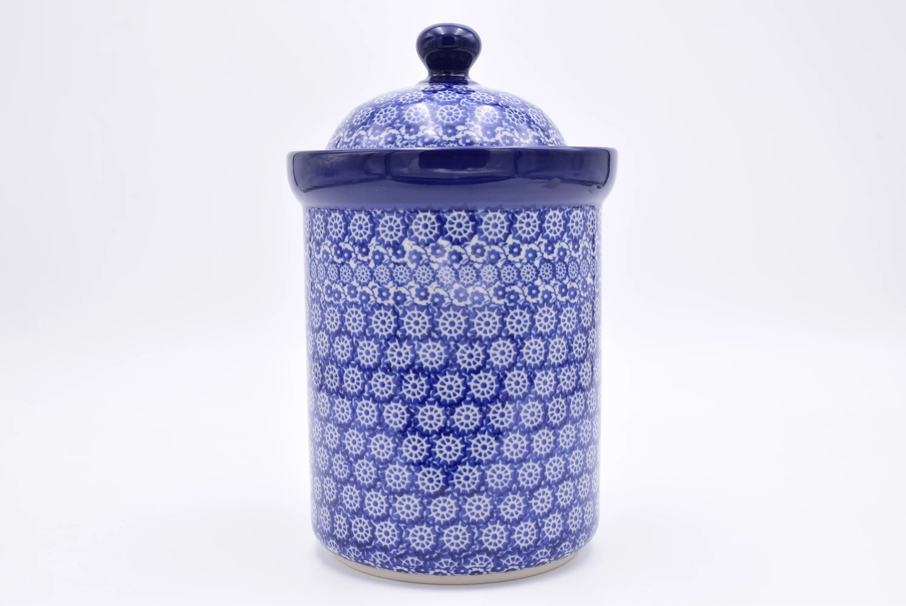 493 Bunzlau Pot met deksel 2615