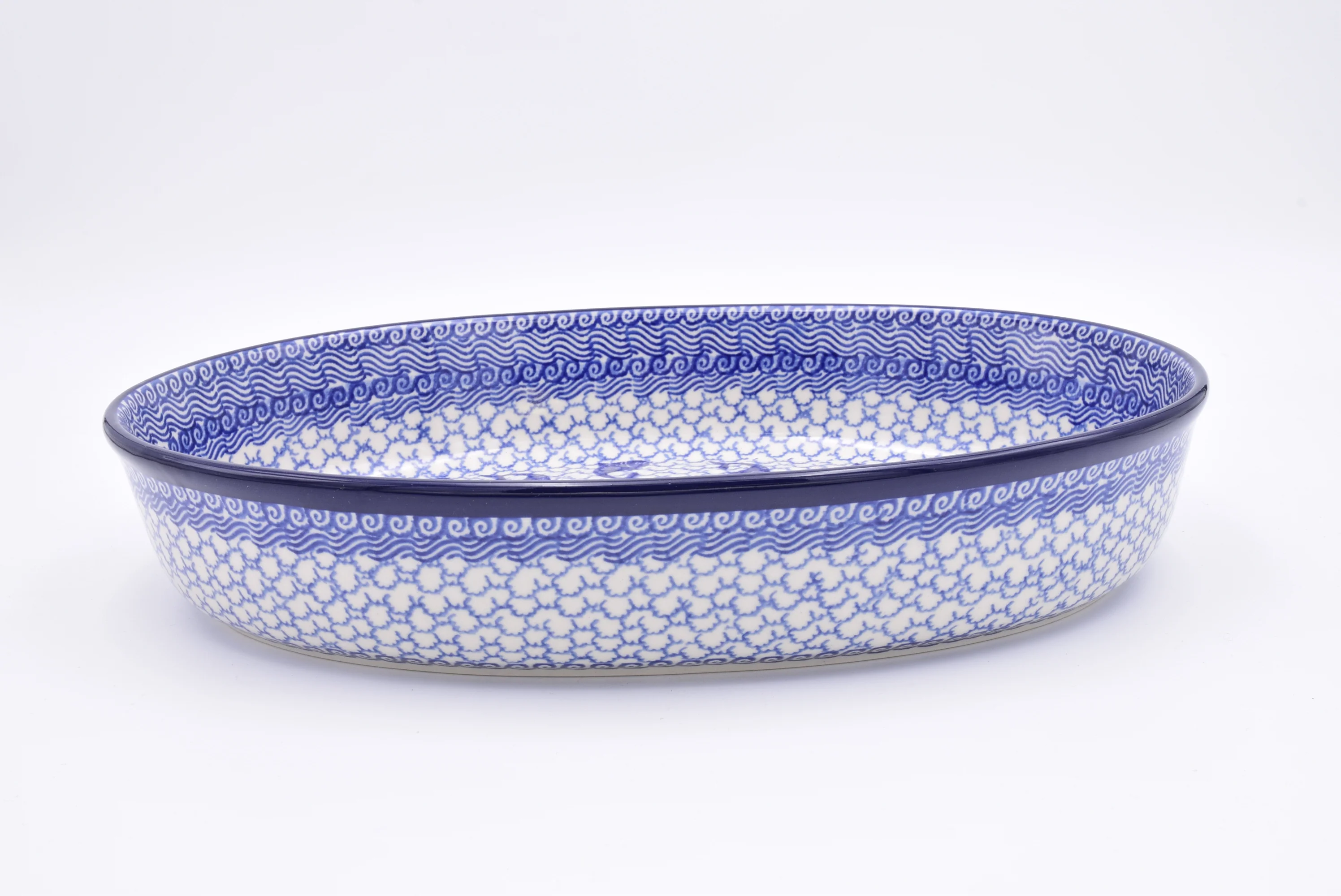 296 Bunzlau Ovenschaal Ovaal 2386