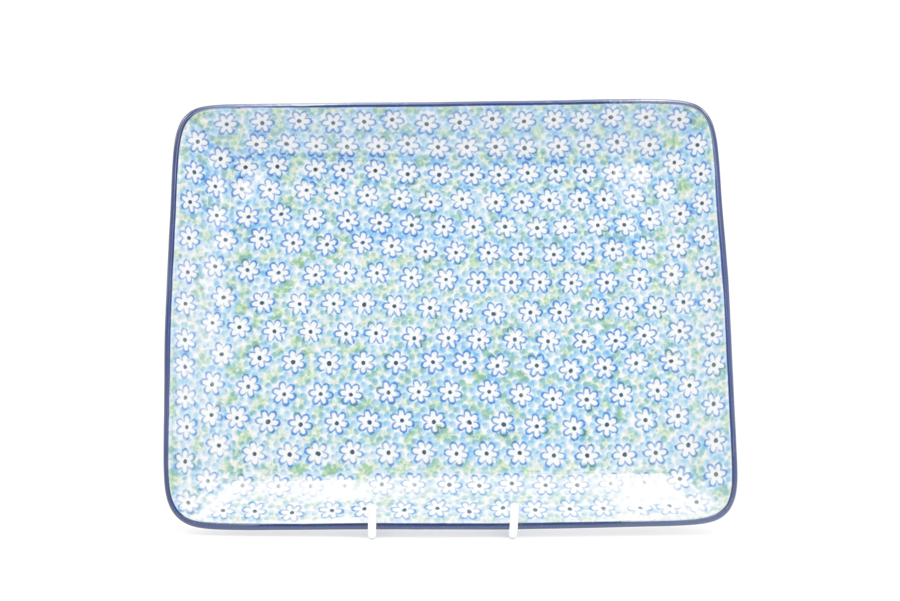 399 Bunzlau Serveerschaal Recht 2252