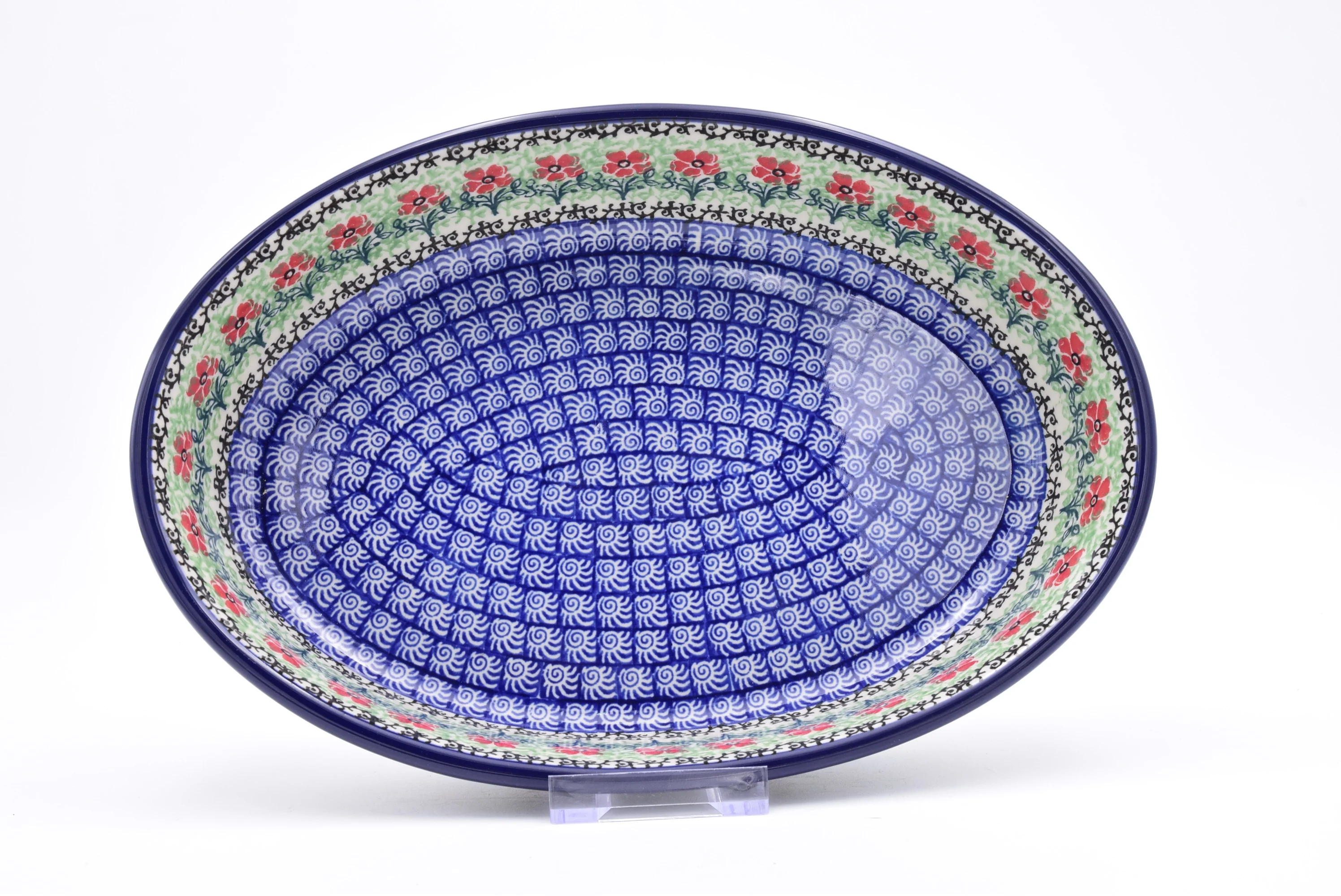 298 Bunzlau Ovenschaal Ovaal 1916