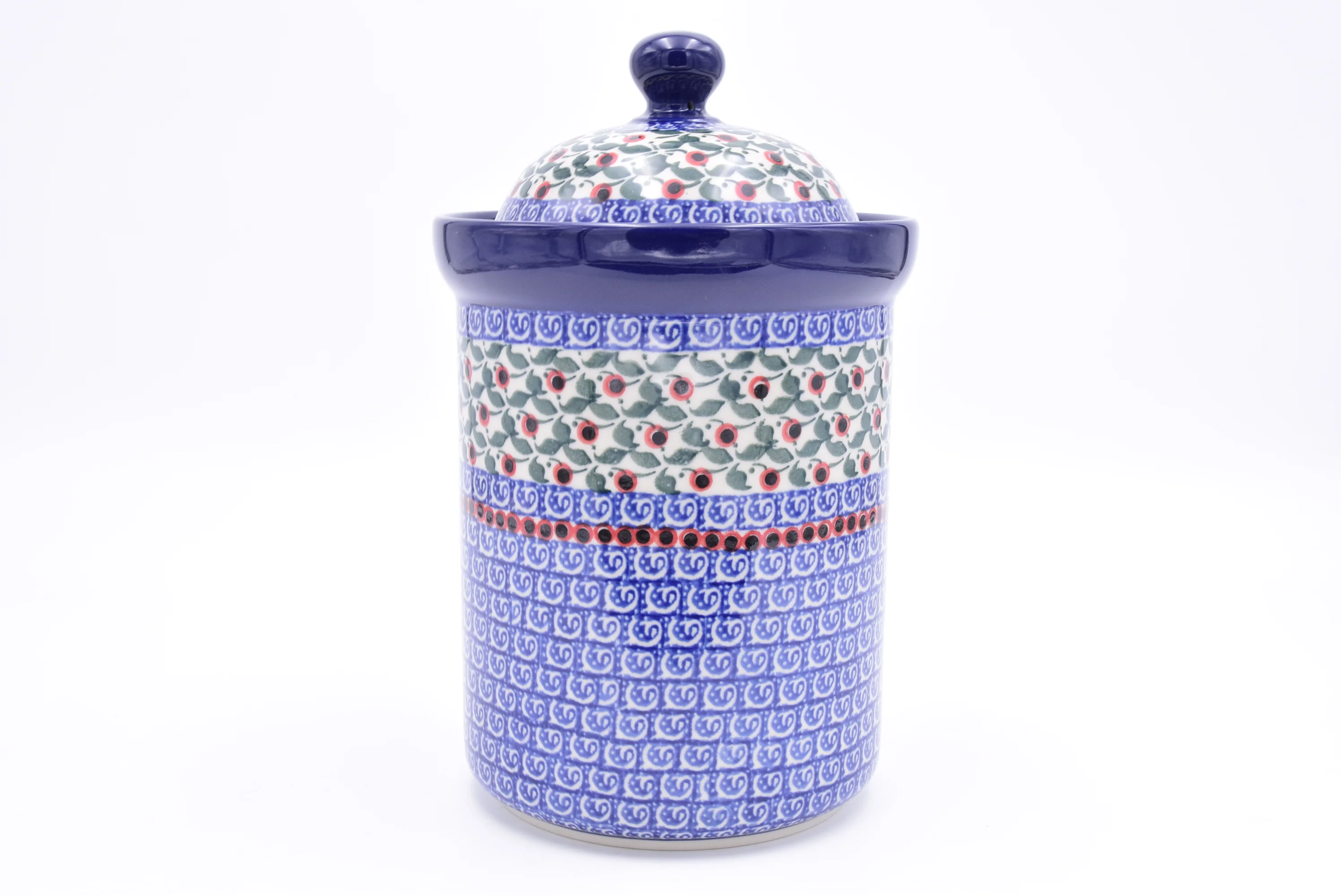 493 Bunzlau Pot met deksel 1543