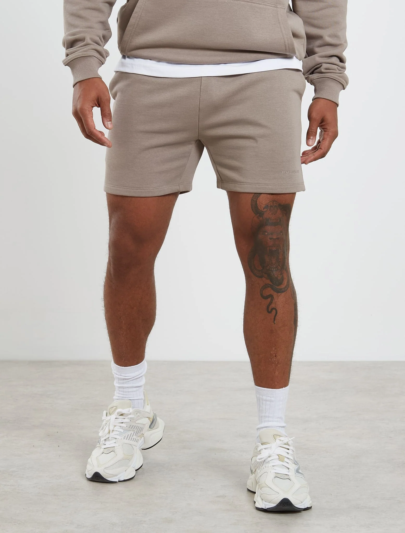 Core Loopback Shorts - Taupe