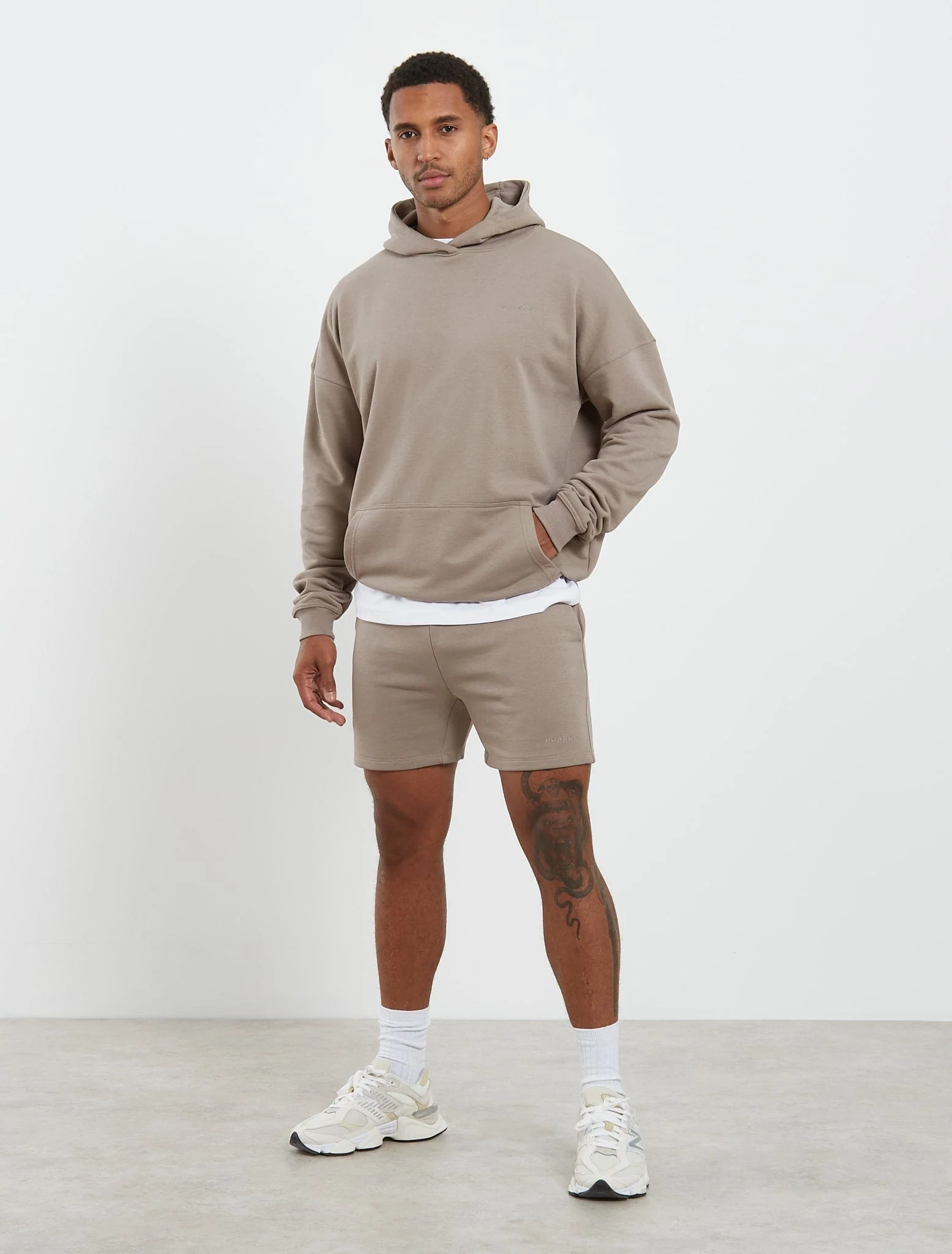 Core Loopback Shorts - Taupe
