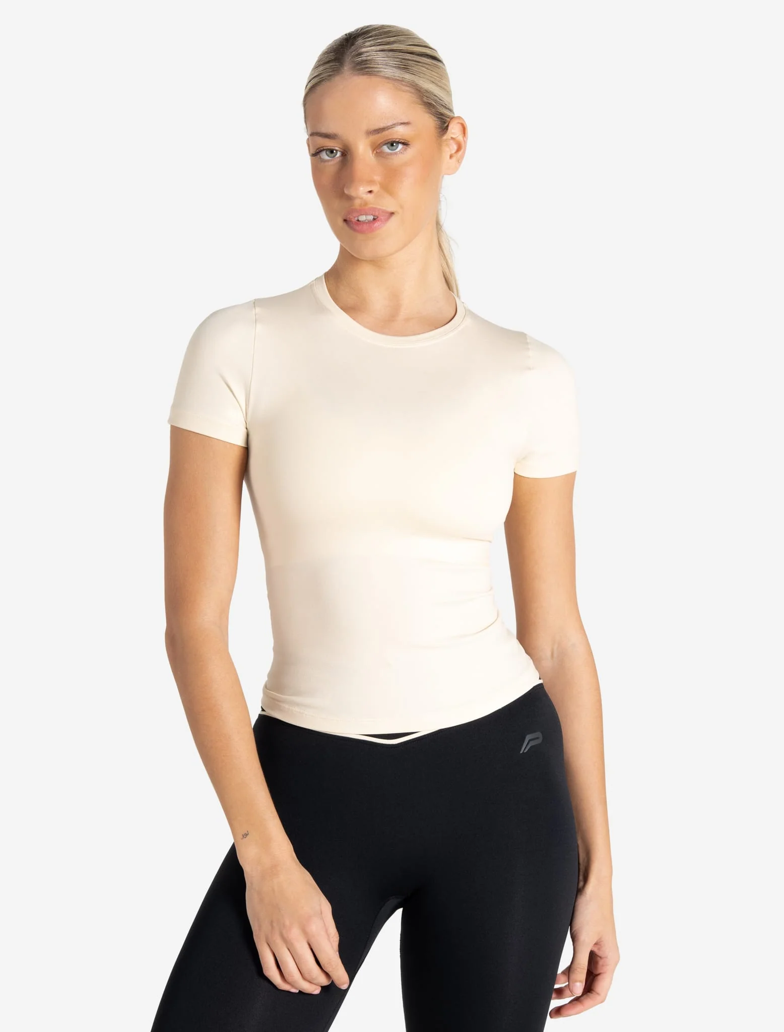 Sculpt Seamless T-Shirt - Marshmallow