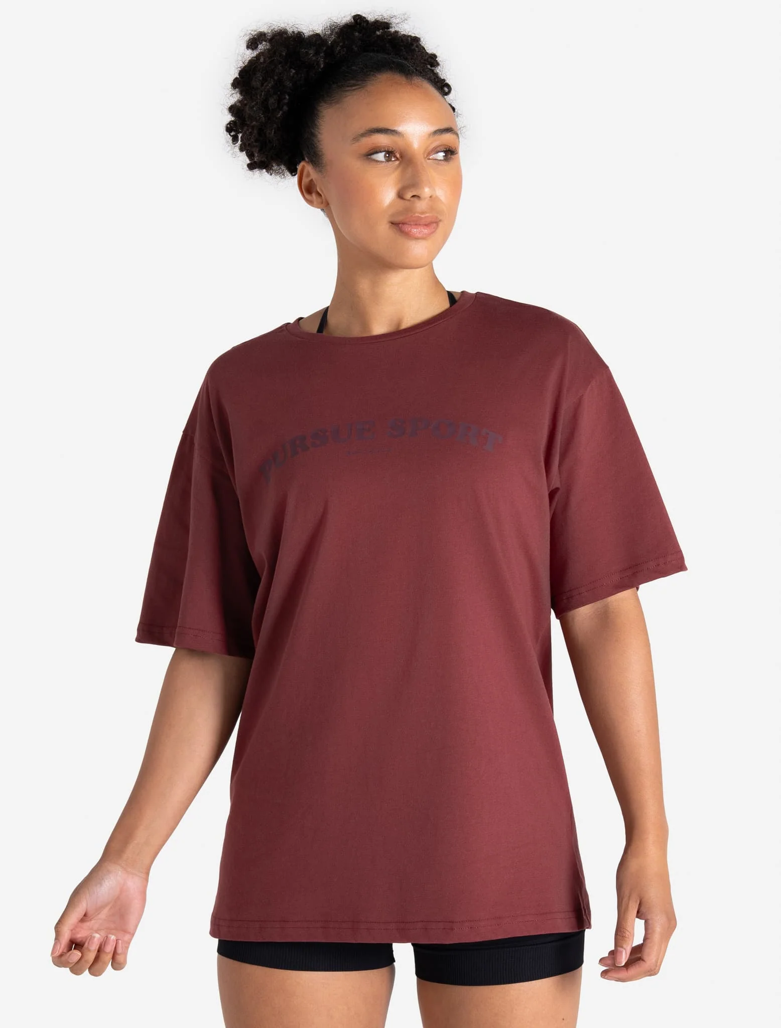 Pump Cover T-Shirt - Dark Cherry