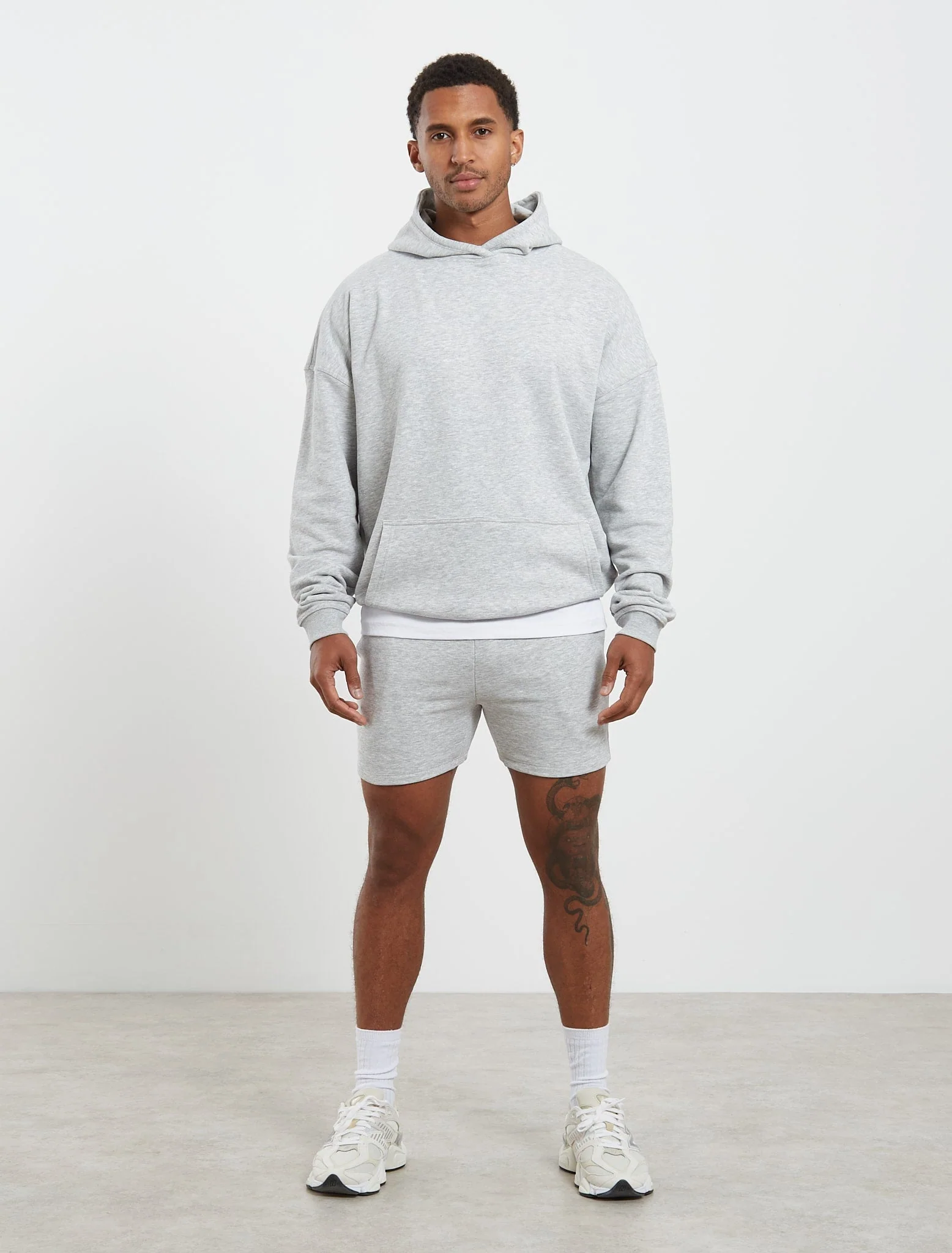 Core Loopback Shorts - Grey Marl