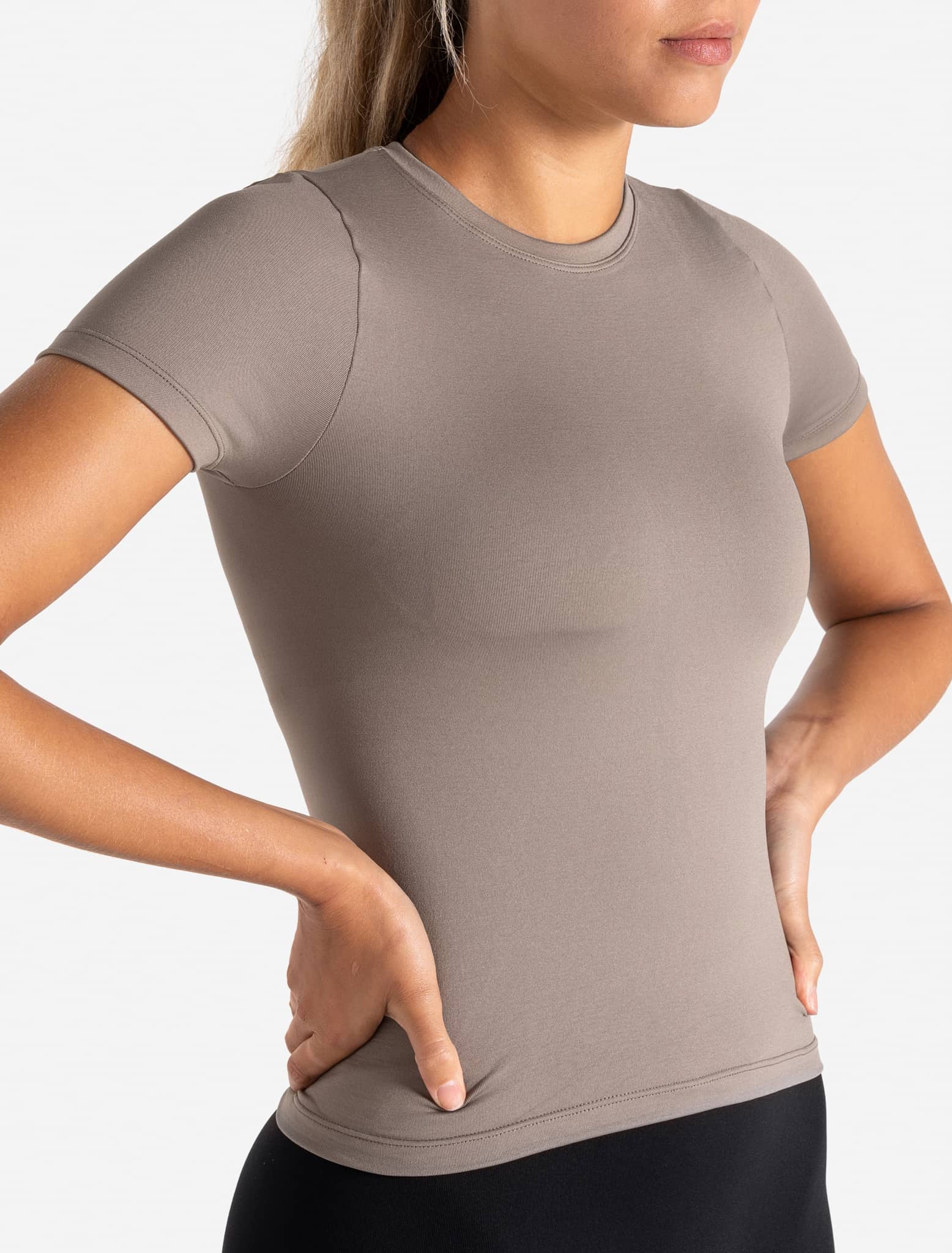 Sculpt Seamless T-Shirt - Taupe