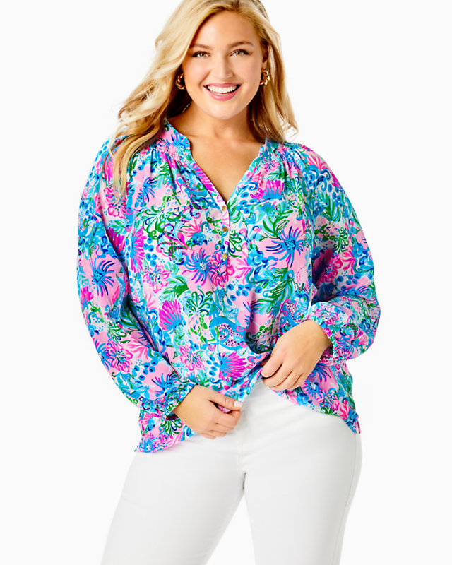 Elsa Silk Top | Lilly Pulitzer Outlet | Lilly Pulitzer Outlet - LillypulitzerOutlets
