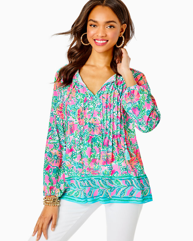 Marilina Tunic Top | Lilly Pulitzer Outlet | Lilly Pulitzer Outlet - LillypulitzerOutlets