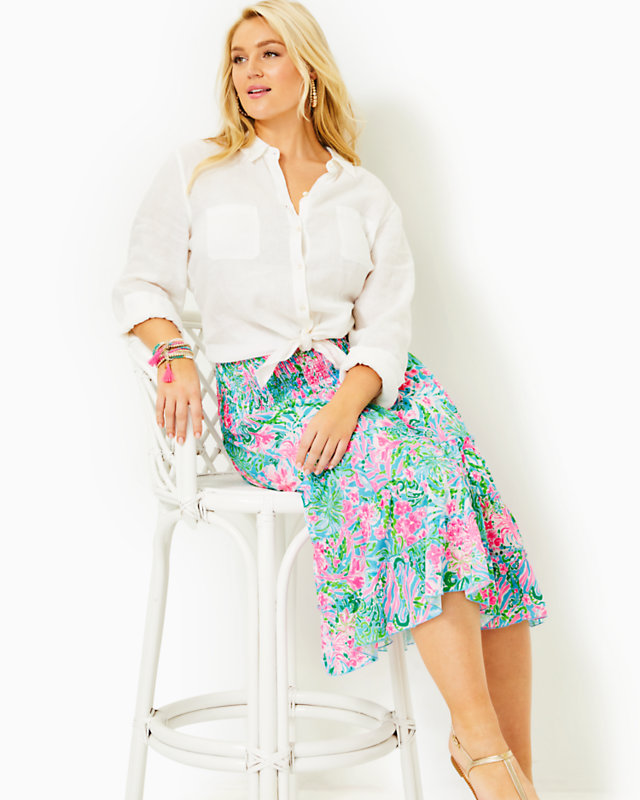 Deavan Midi Skirt | Lilly Pulitzer Outlet - LillypulitzerOutlets