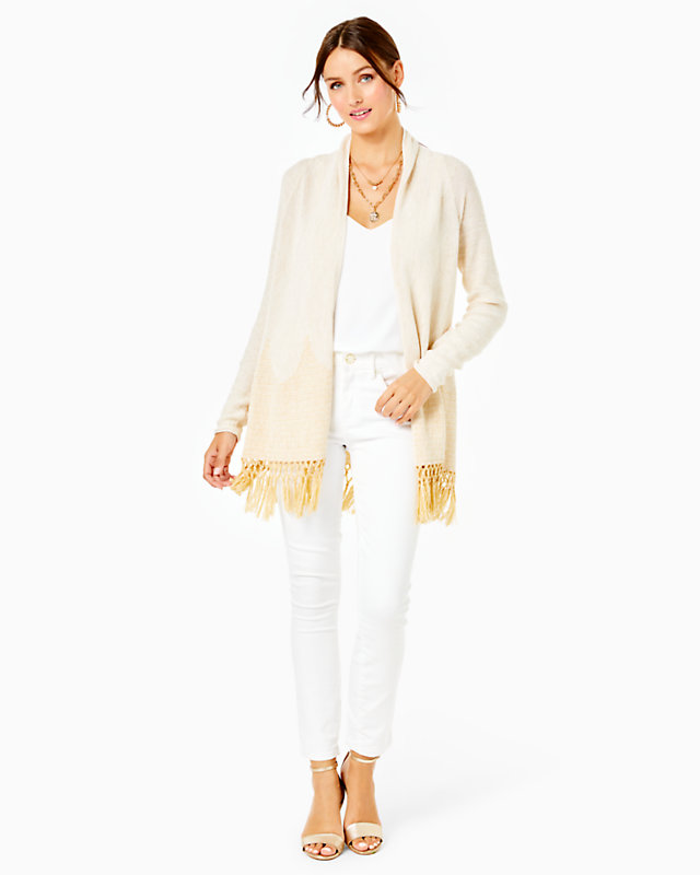 Tatum Long Fringe Hem Cardigan | Lilly Pulitzer Sale | Lilly Pulitzer Outlet - LillypulitzerOutlets