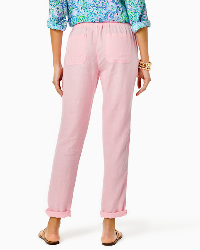 31" Taron Mid-Rise Linen Pant | Lilly Pulitzer Outlet - LillypulitzerOutlets